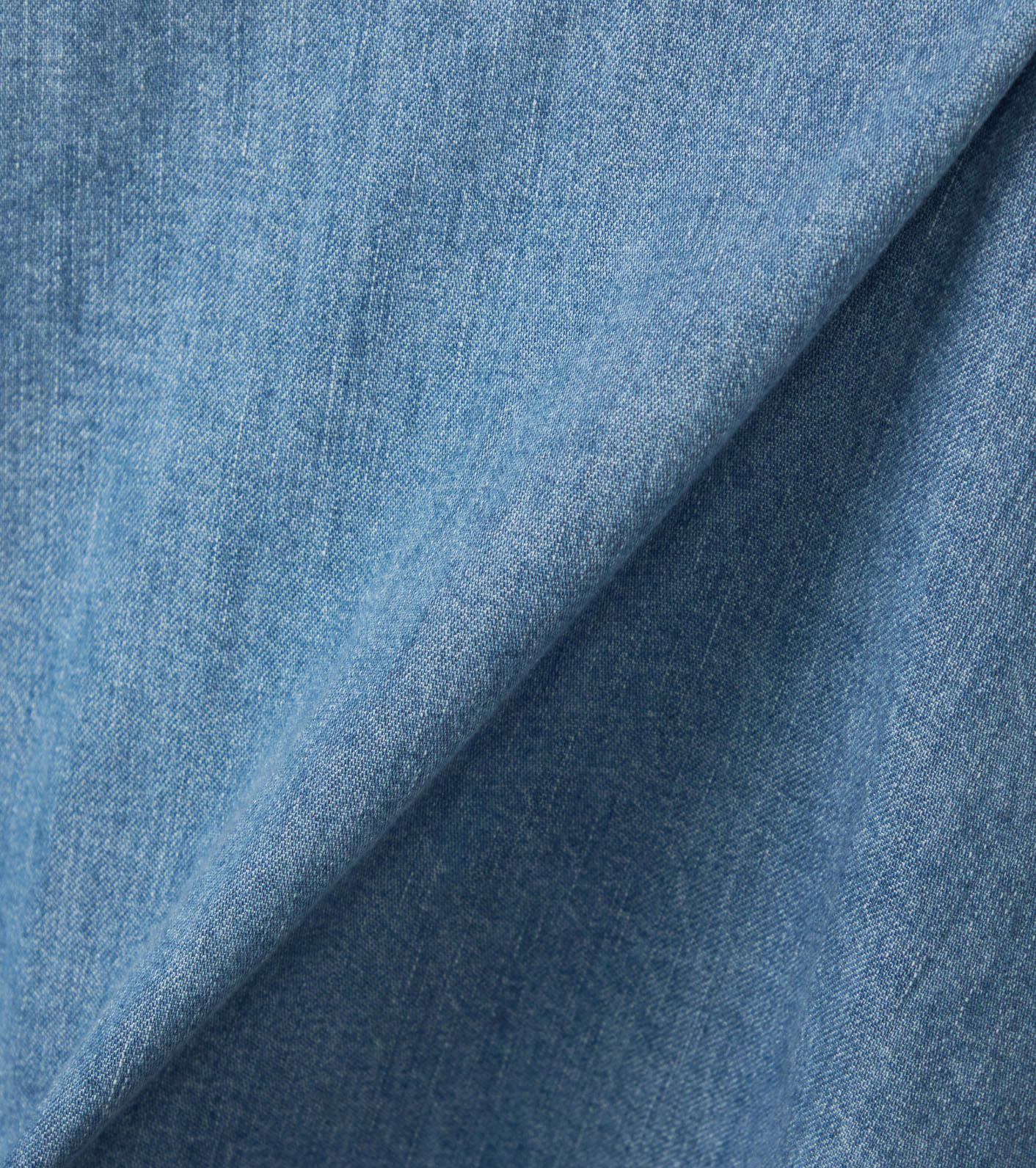 Light Denim Circular Skirt