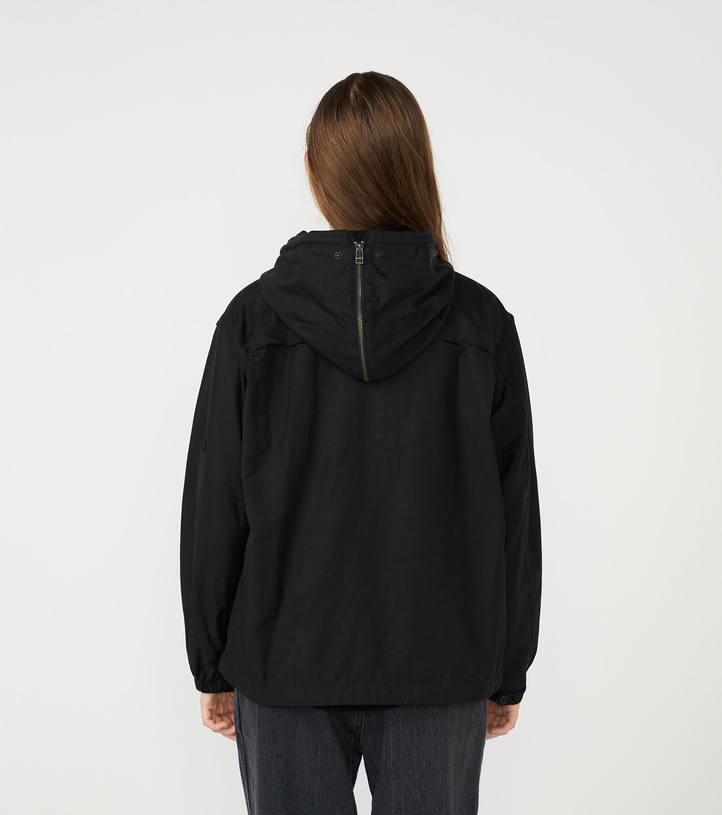 Nylon Twill Hooded Jacket