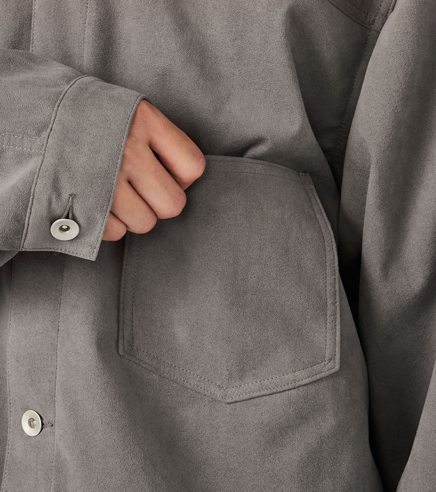 Synthetic Leather Short Jacket