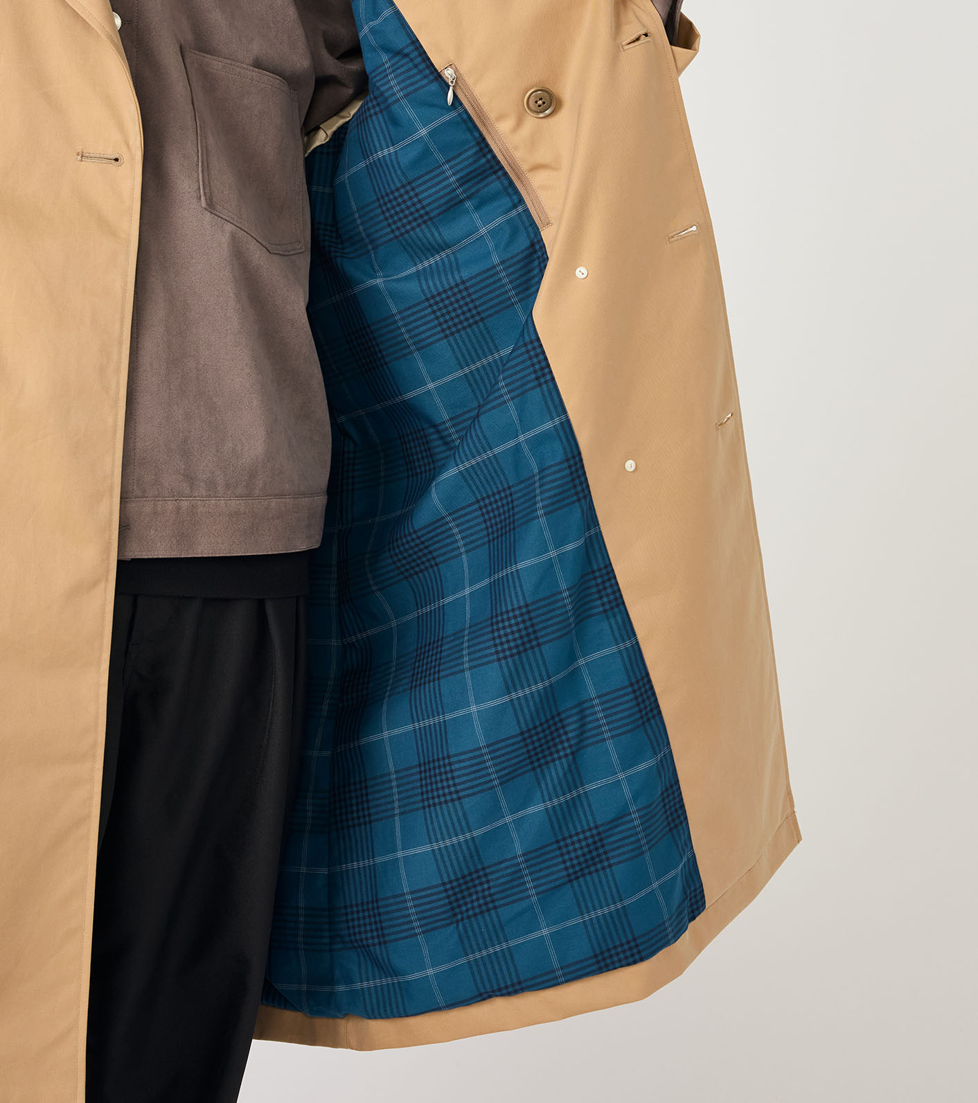 2L Cotton GORE-TEX Double Breasted Coat