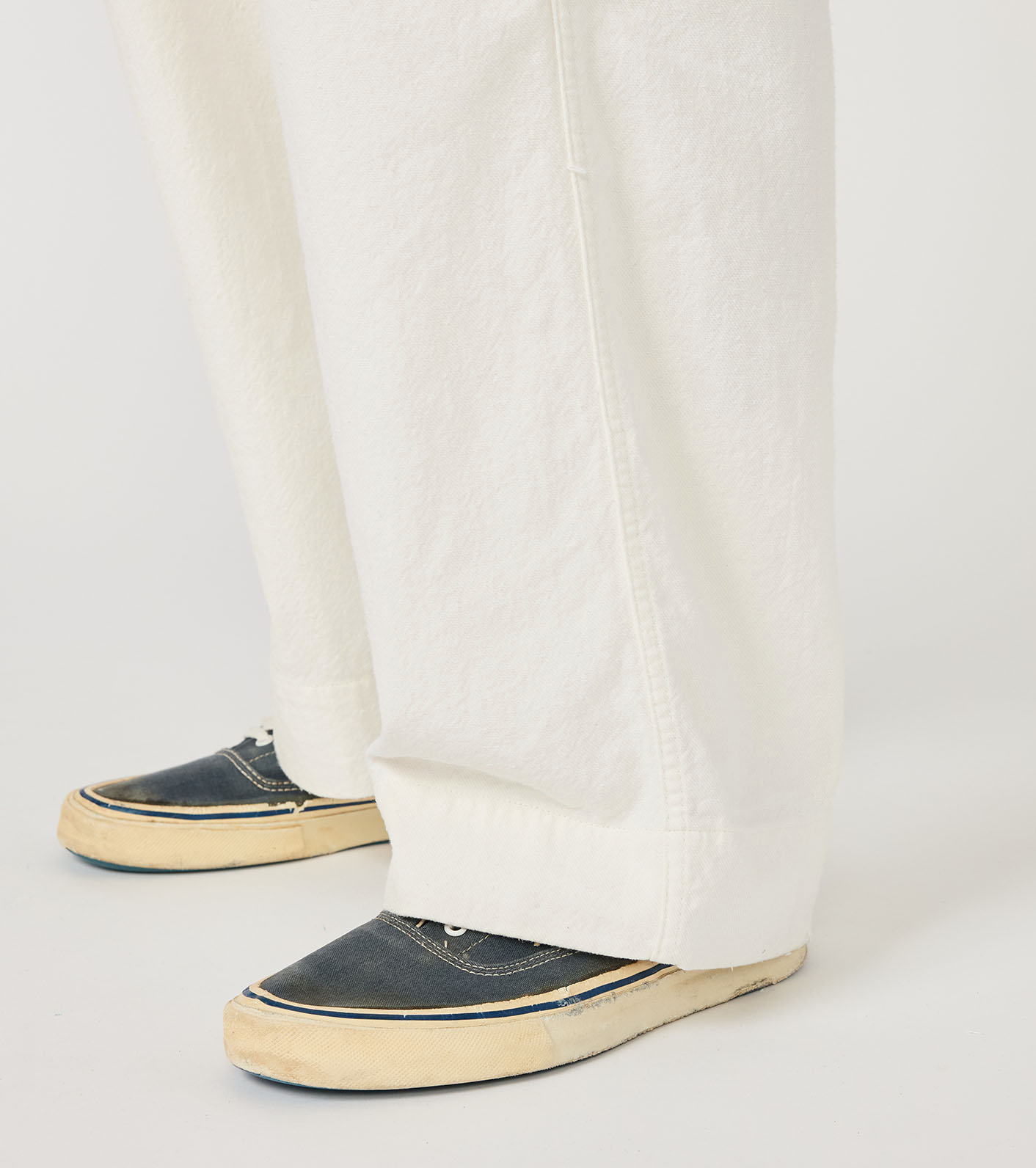 Silk Nep Cotton Twill Deck Pants