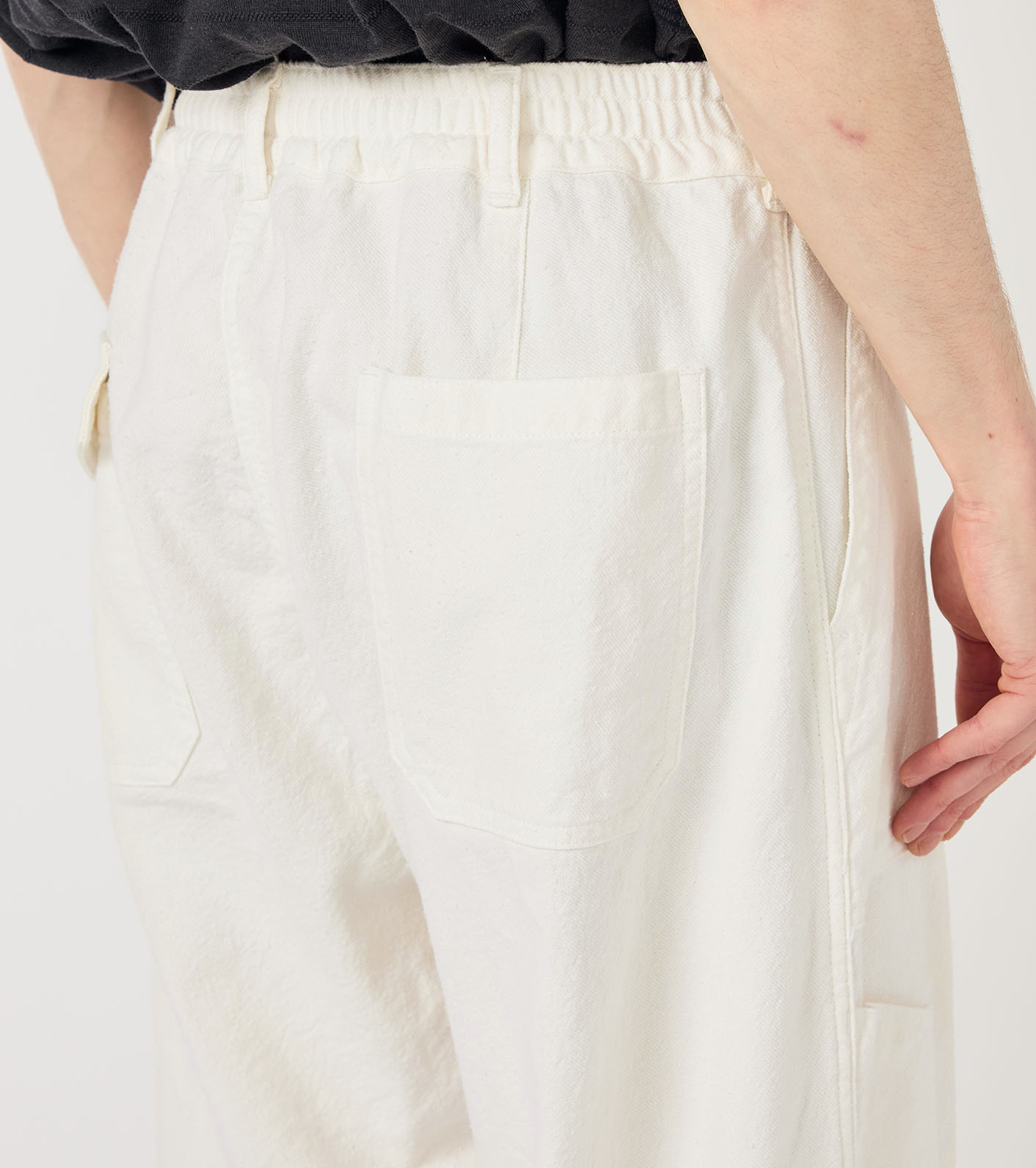 Silk Nep Cotton Twill Deck Pants