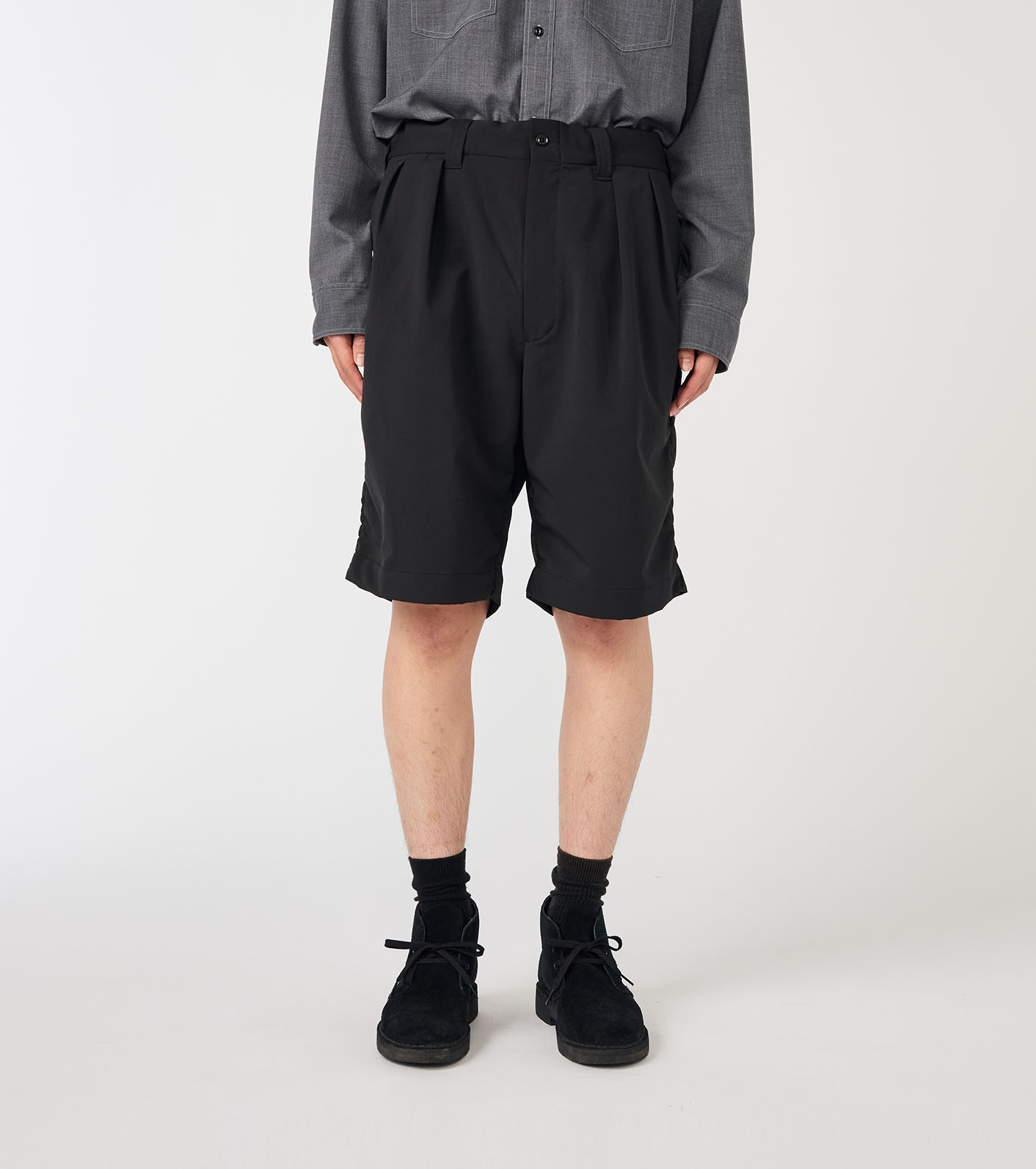 ALPHADRY Double Pleat Shorts