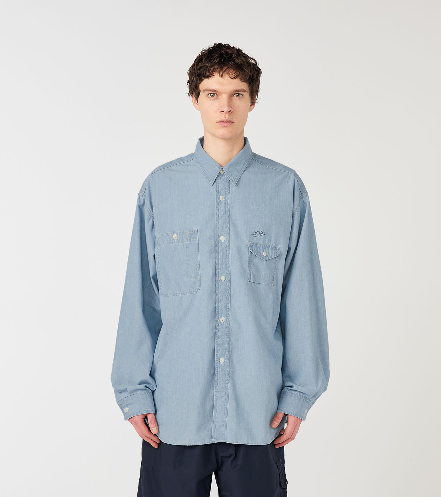 Regular Collar Chambray Shirt