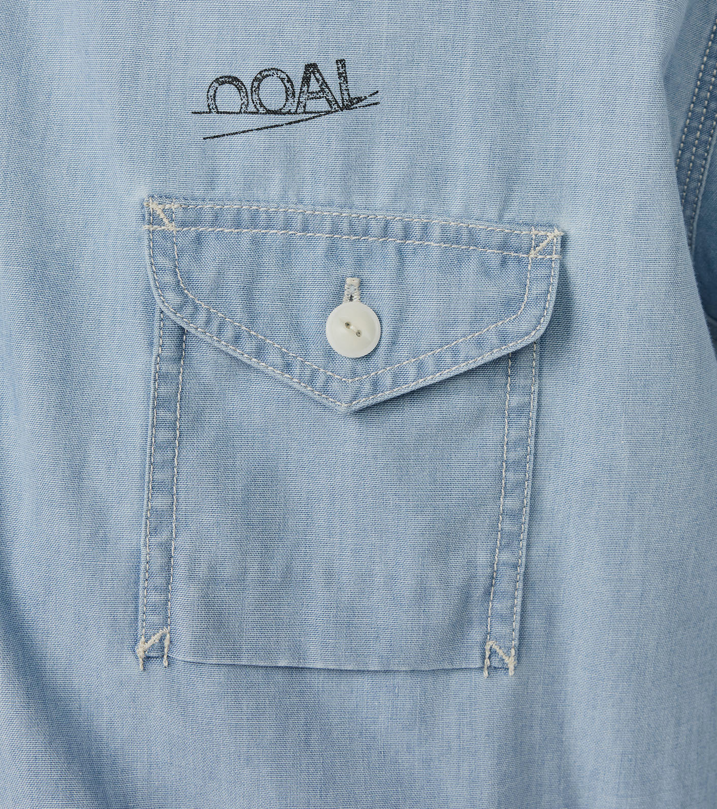 Regular Collar Chambray Shirt