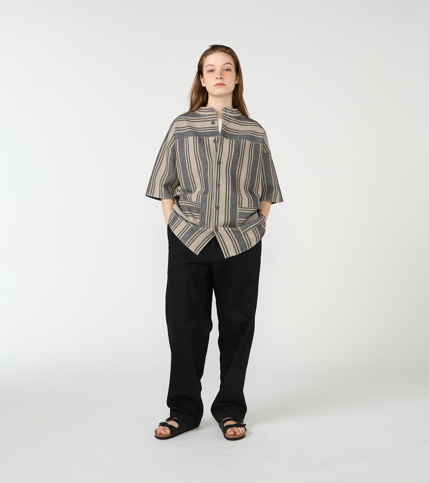 S/S Knit Shirt Jacket