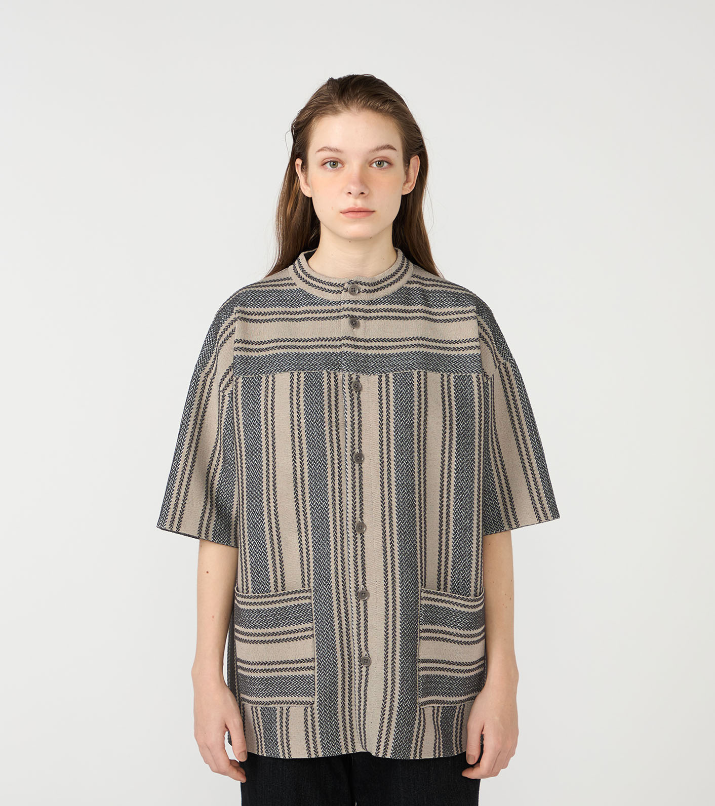 S/S Knit Shirt Jacket