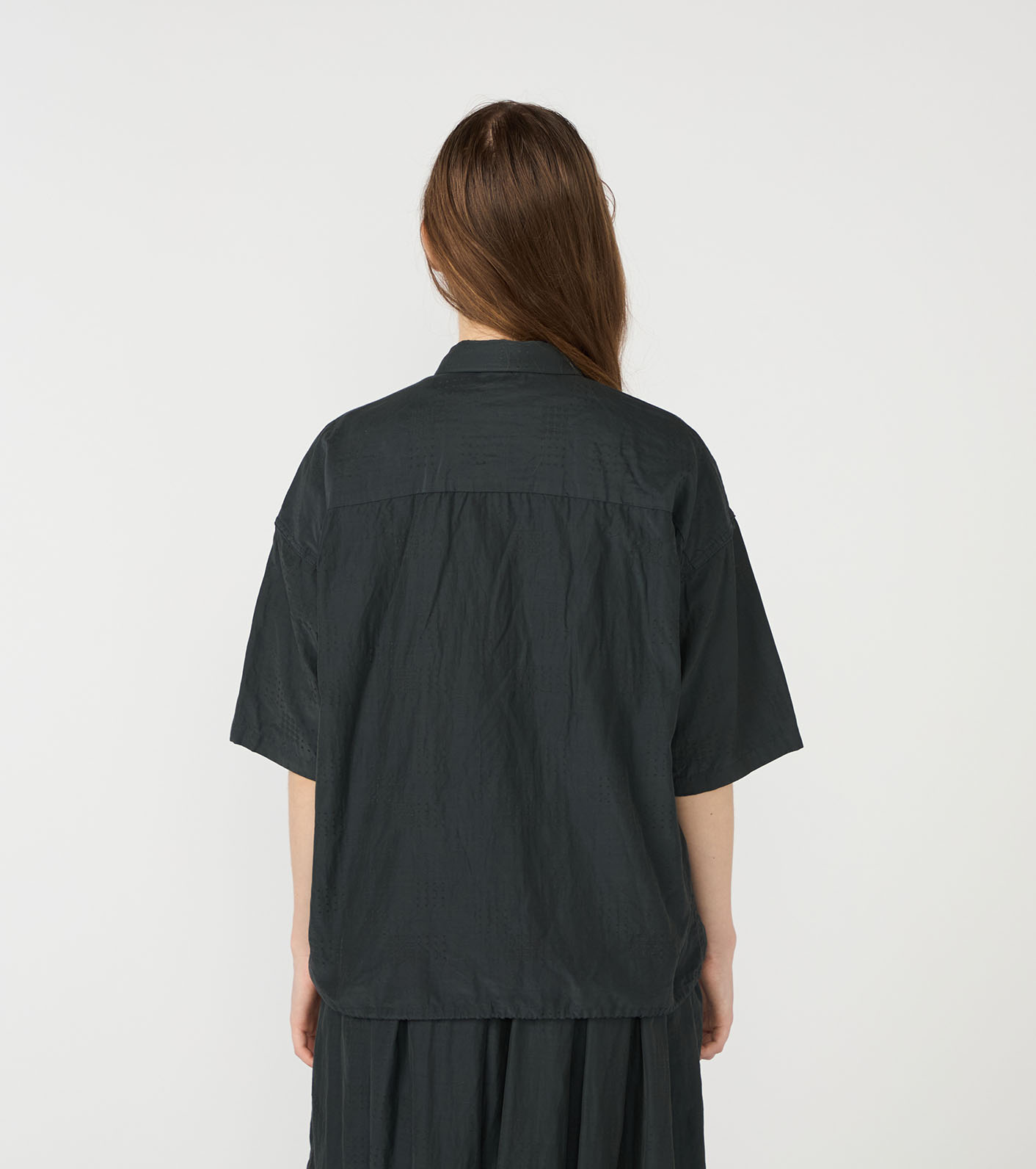 Open Collar S/S Shirt