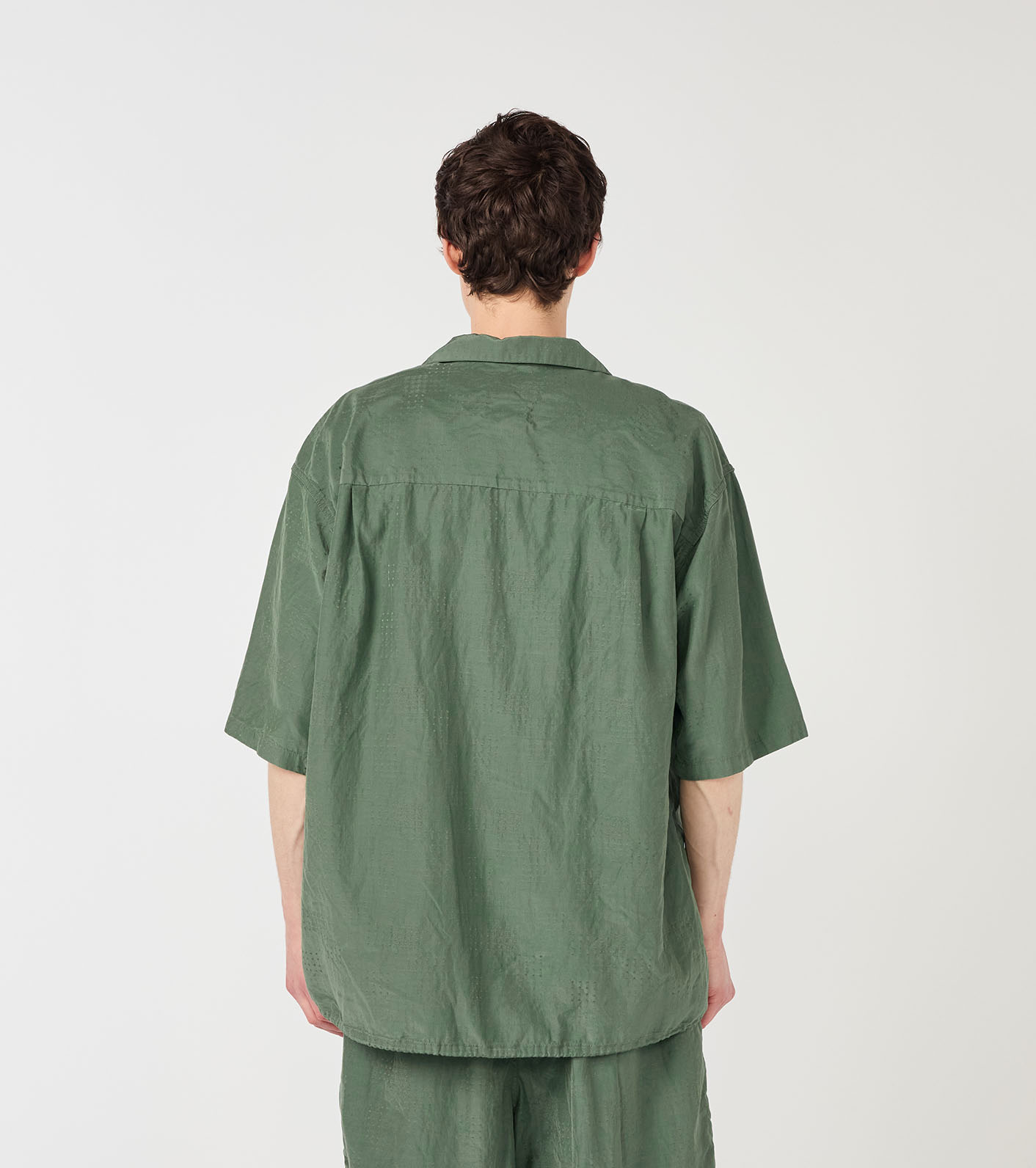 Open Collar S/S Shirt