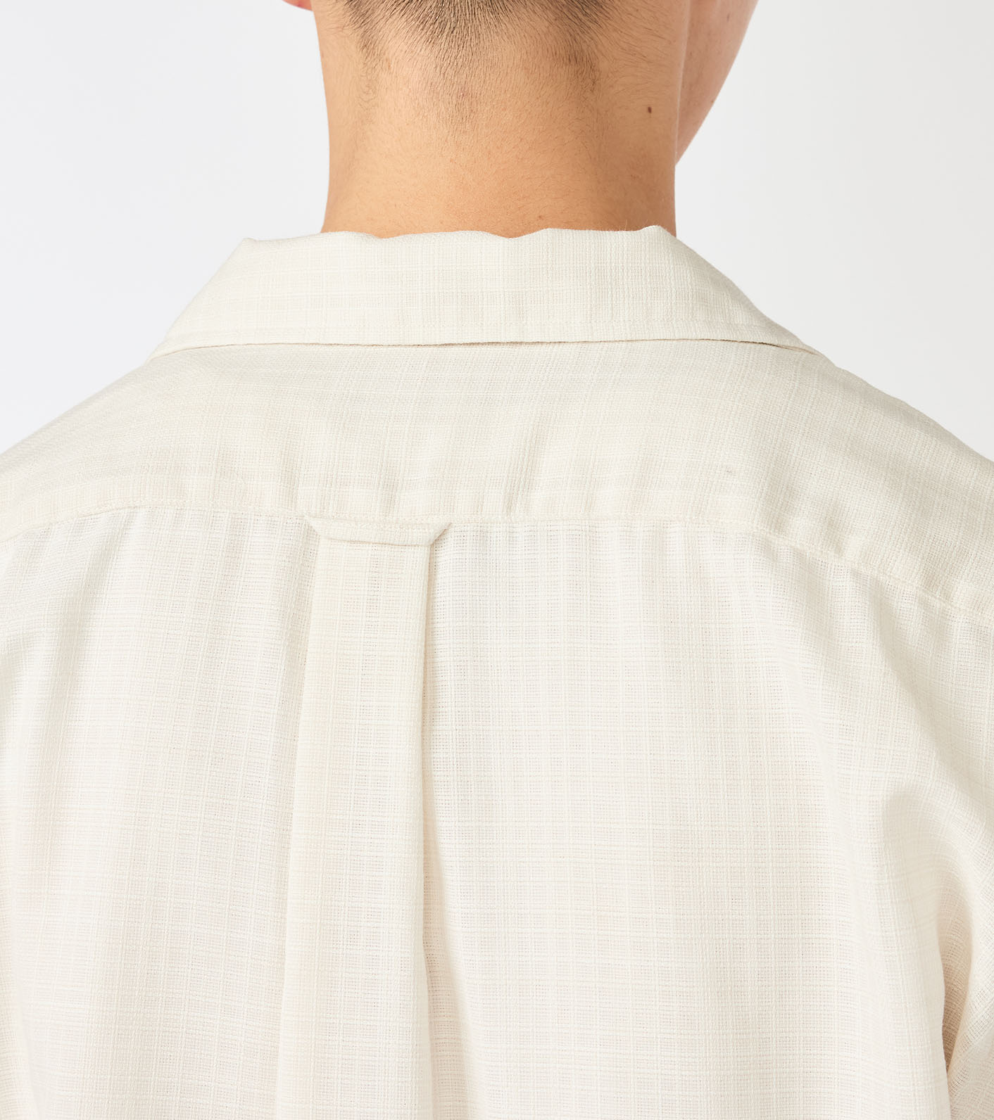 Open Collar Panama S/S Shirt