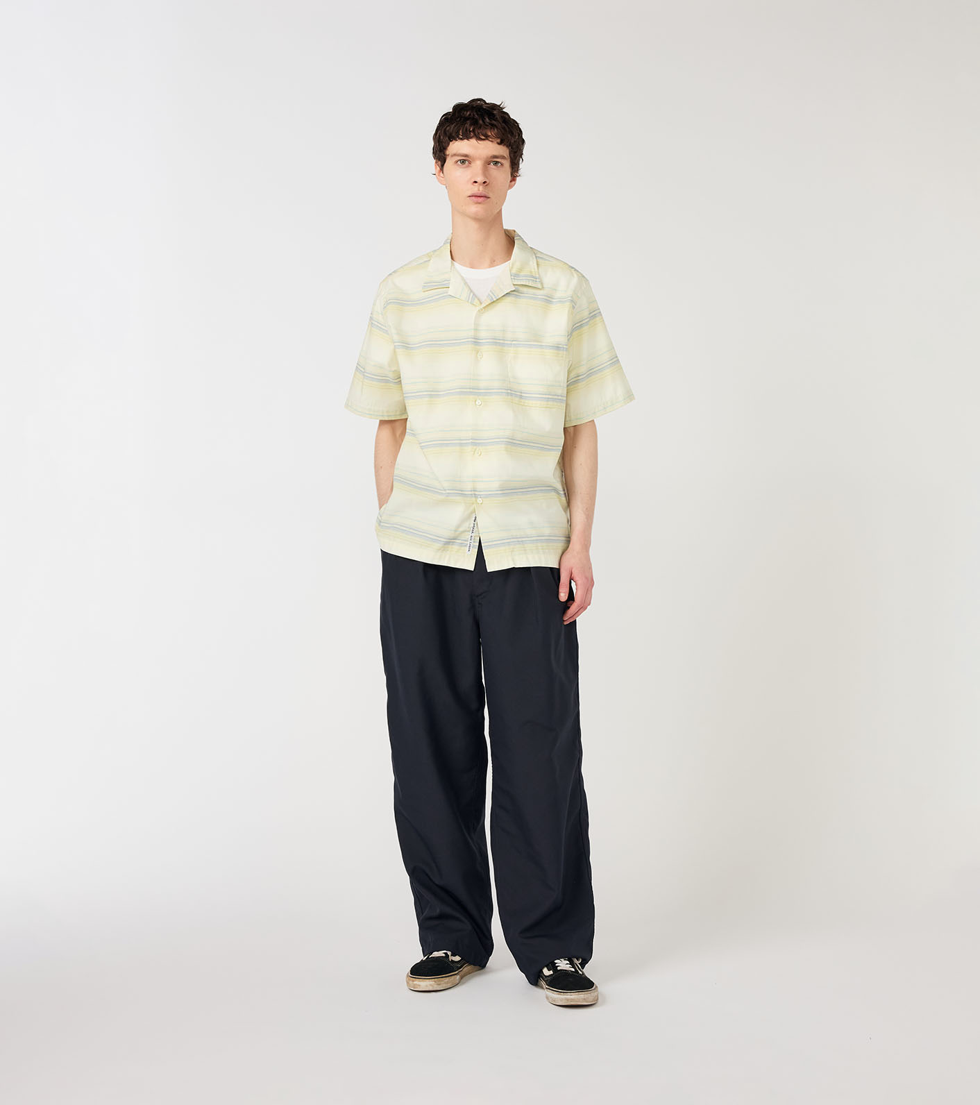 Open Collar Pique S/S Shirt