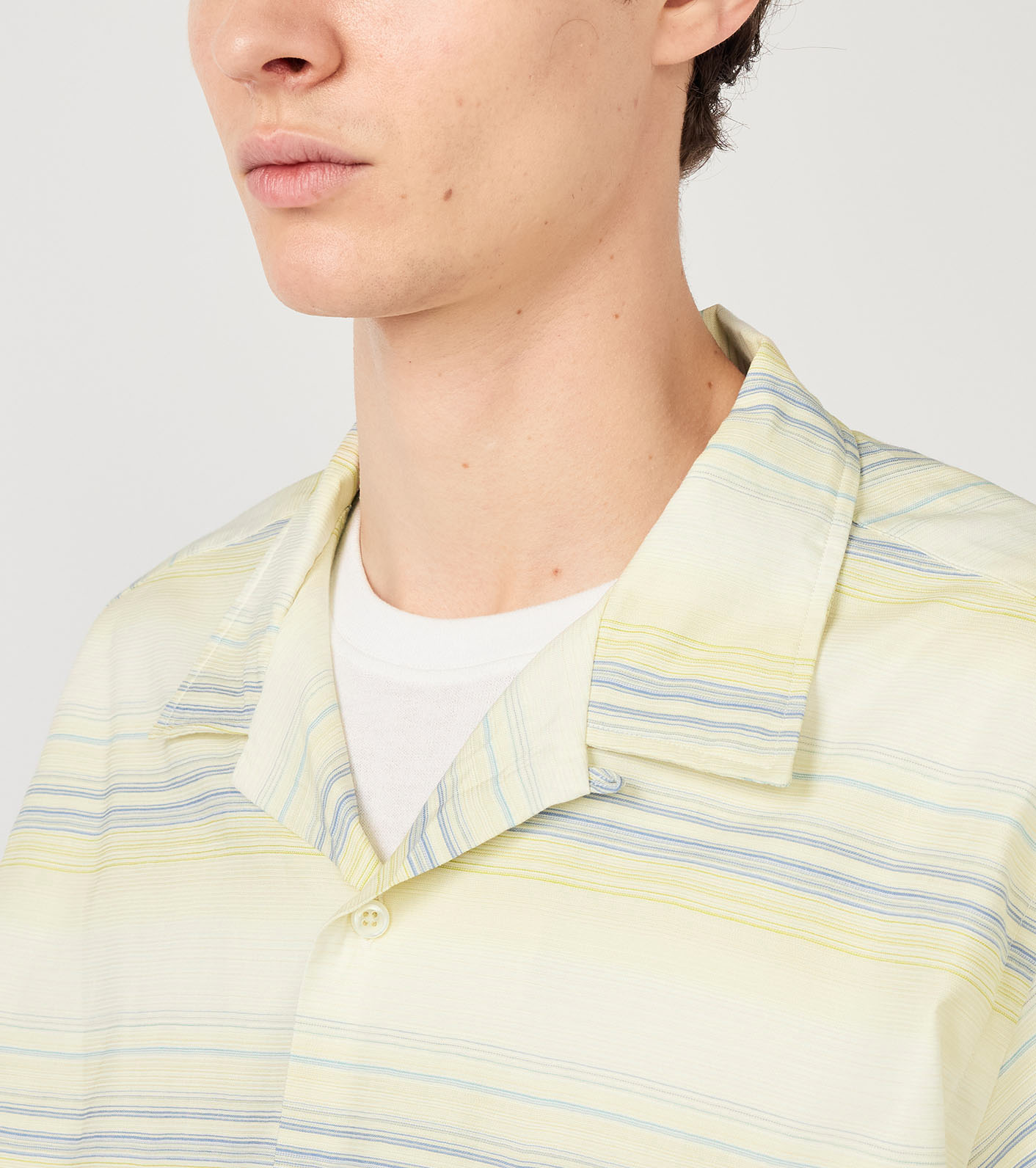 Open Collar Pique S/S Shirt