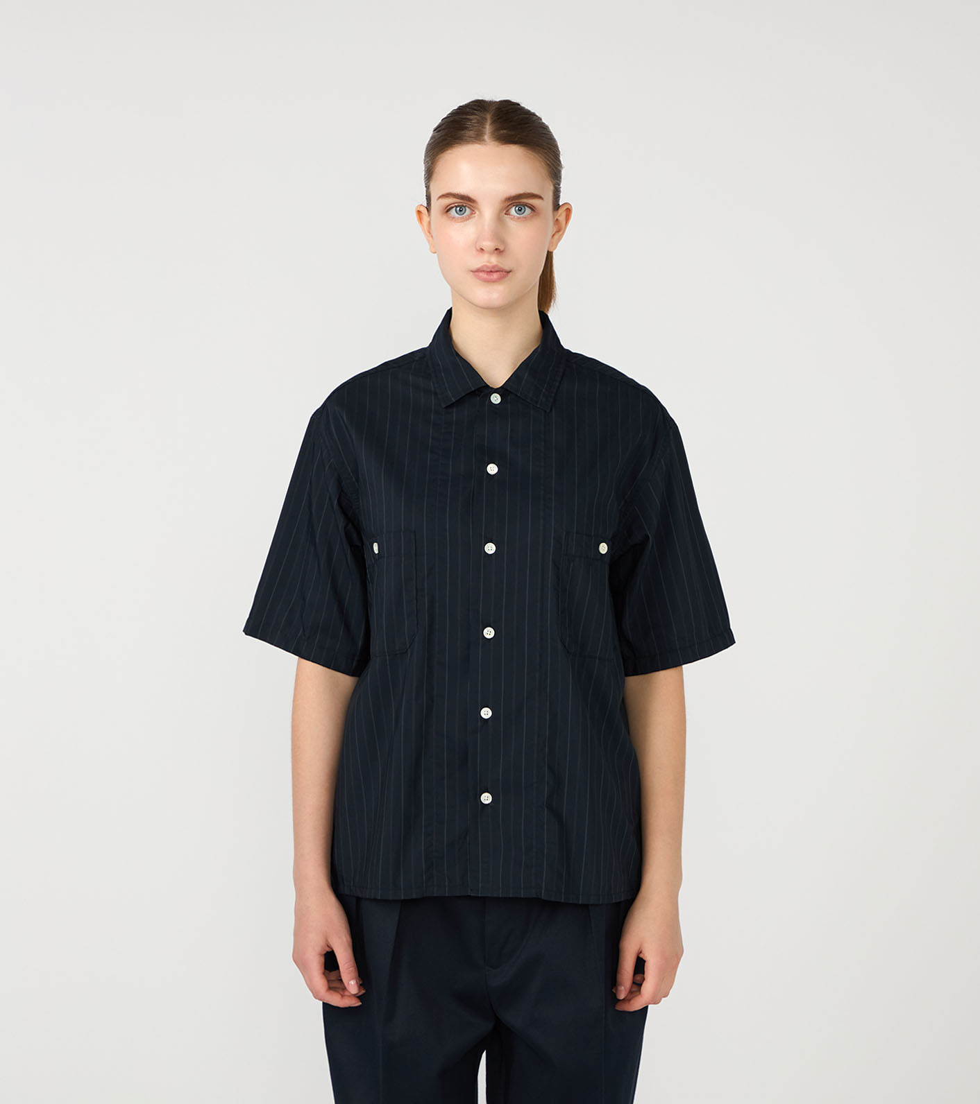 Cotton Polyester Poplin S/S Shirt