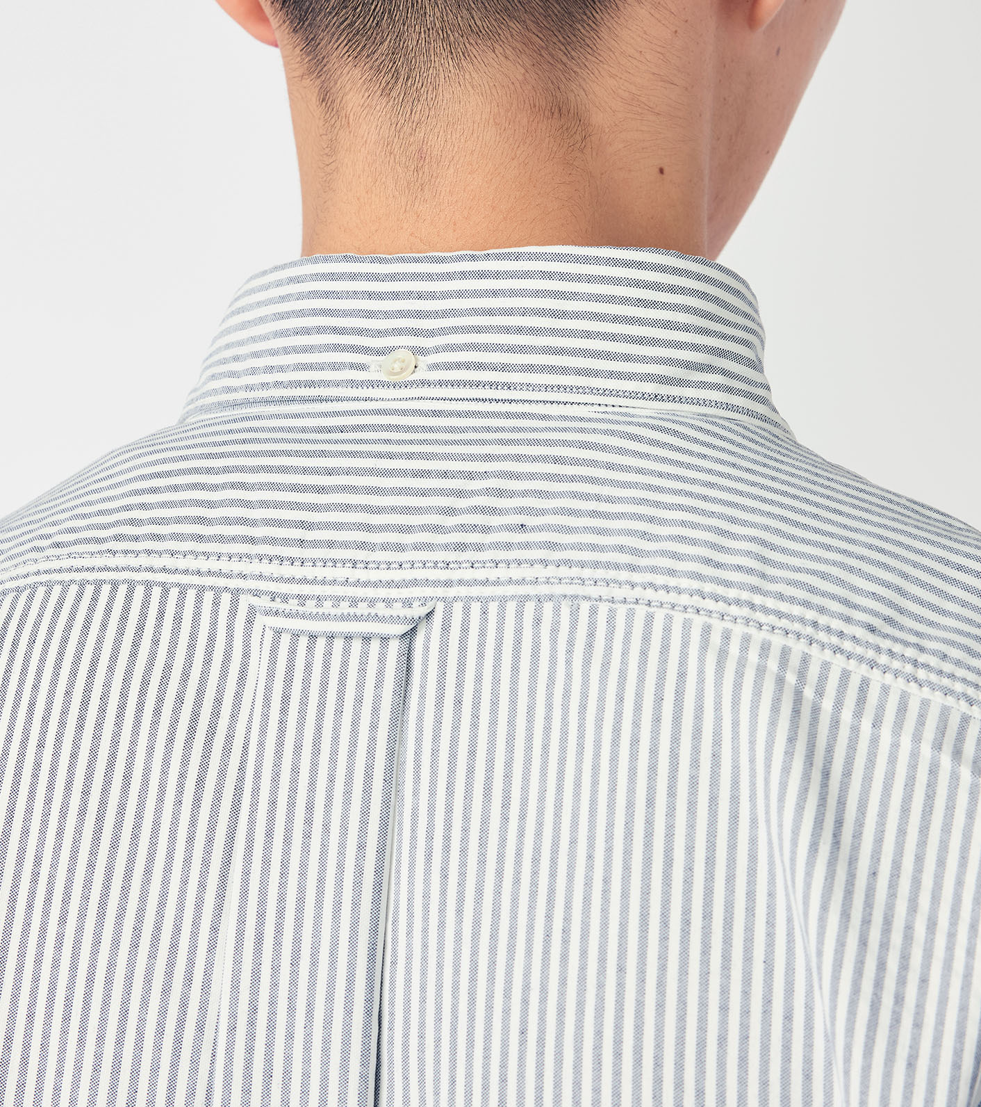 Button Down Stripe Wind Shirt