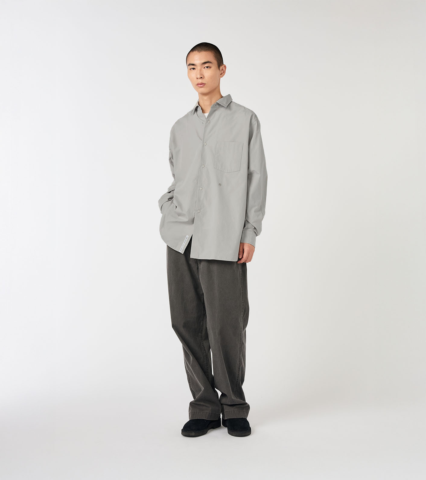 Regular Collar Wind Shirt