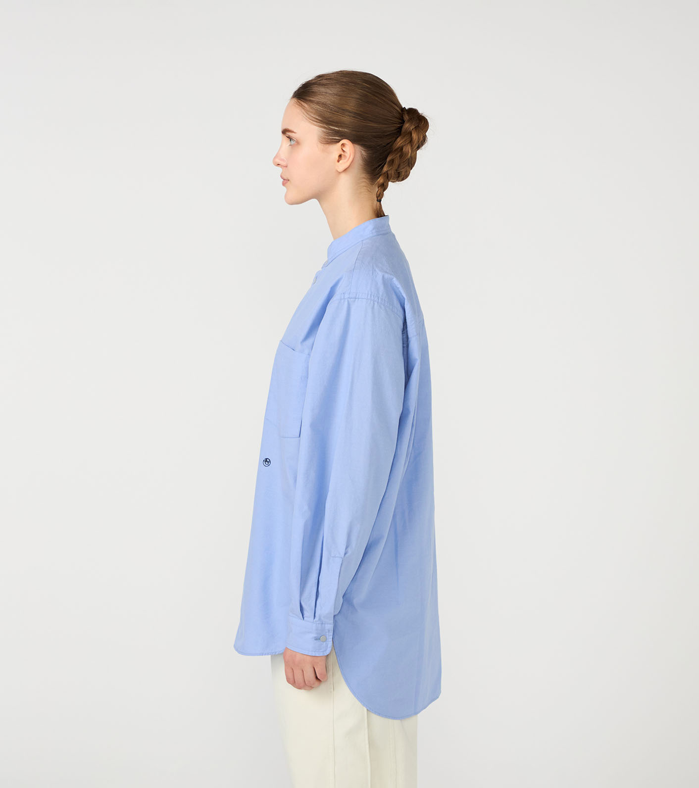 Band Collar Wind Shirt