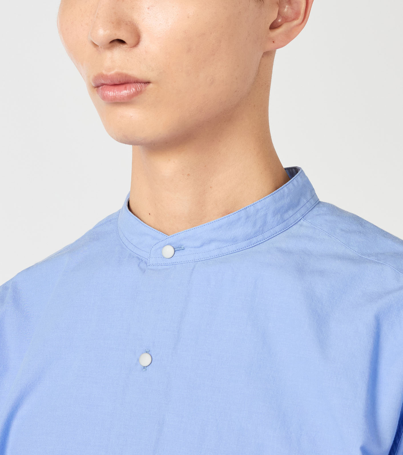 Band Collar Wind Shirt