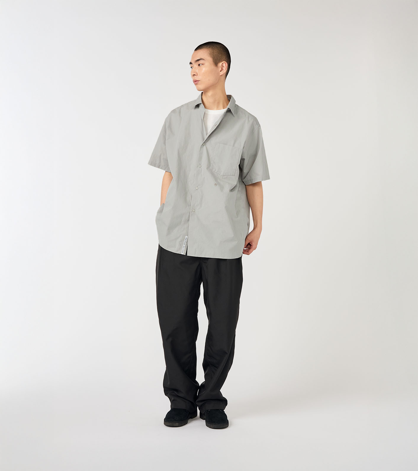 Regular Collar Wind S/S Shirt