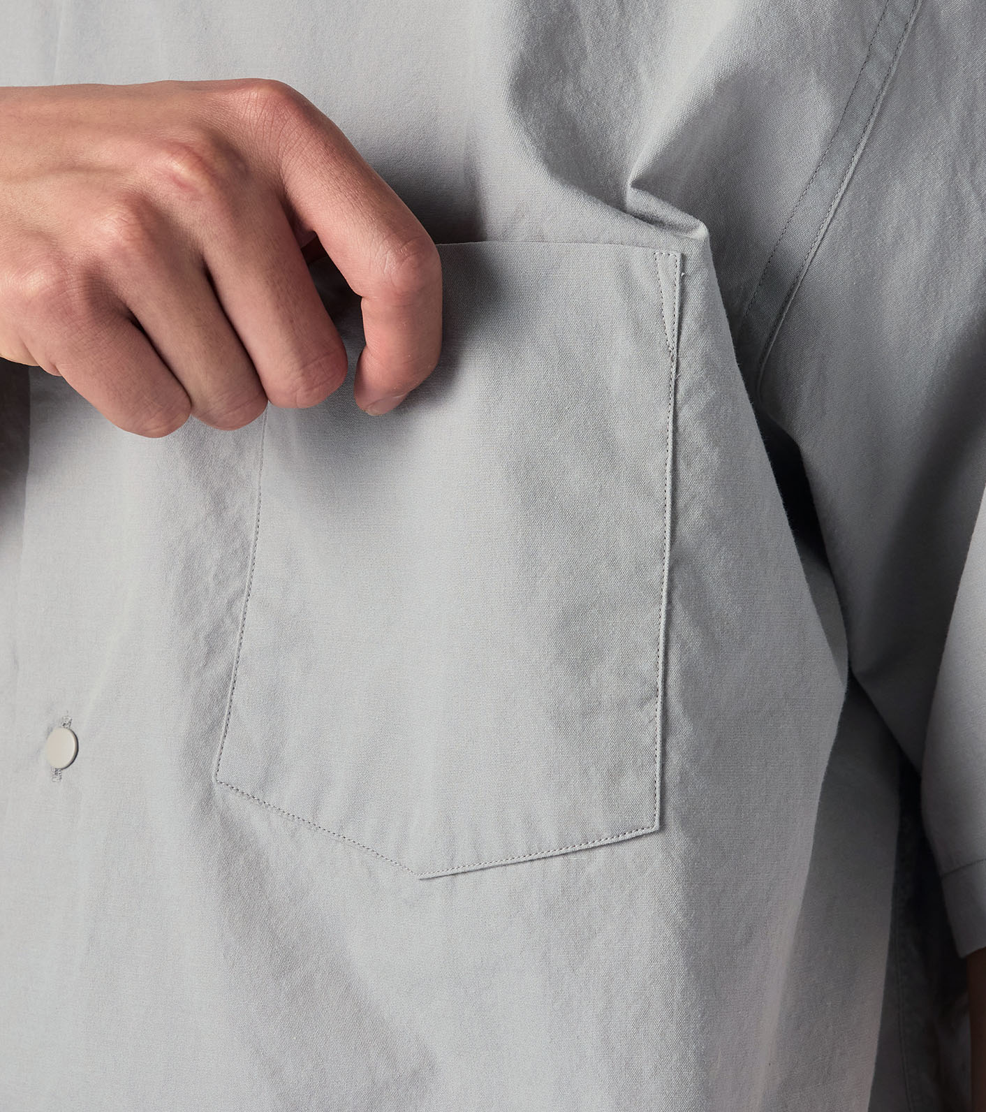 Regular Collar Wind S/S Shirt