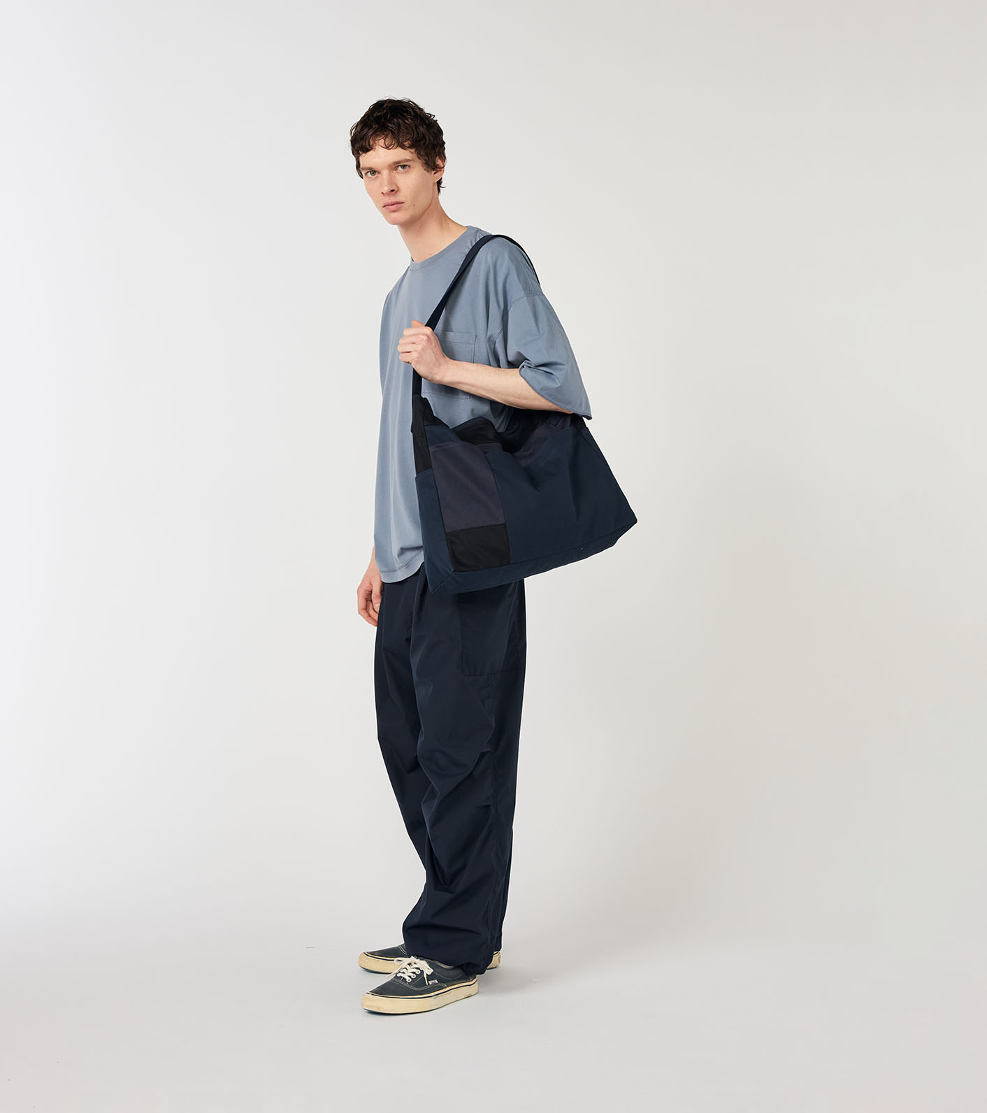 Cotton Canvas Shoulder Bag