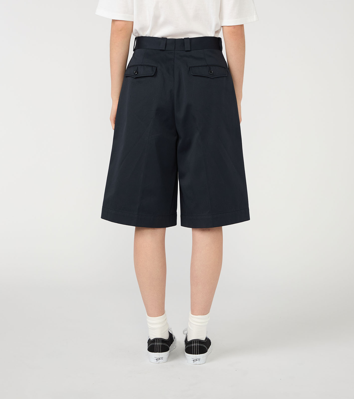 Double Pleated Chino Shorts