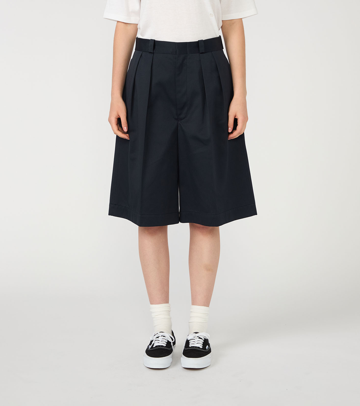 Double Pleated Chino Shorts