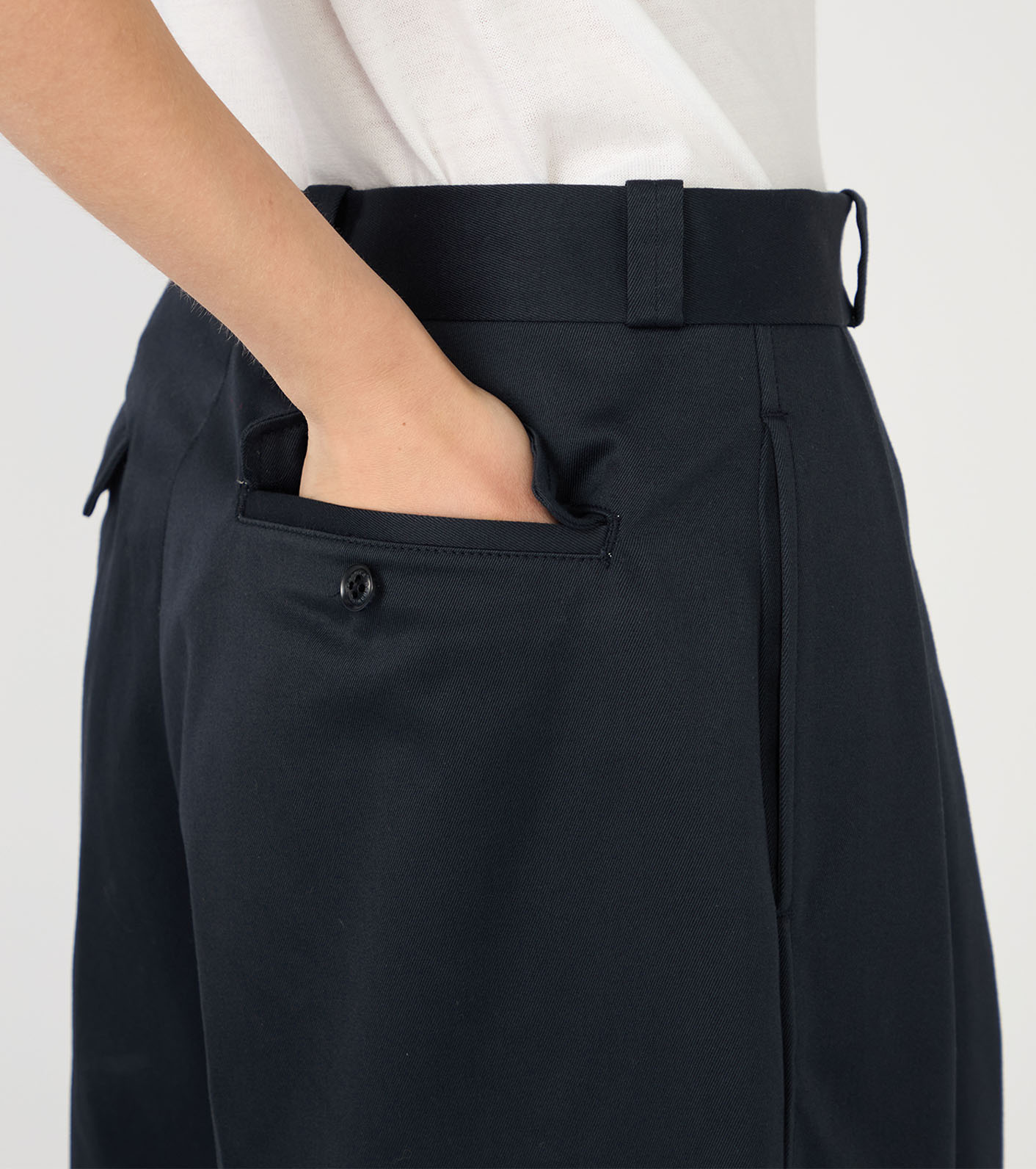 Double Pleated Chino Shorts