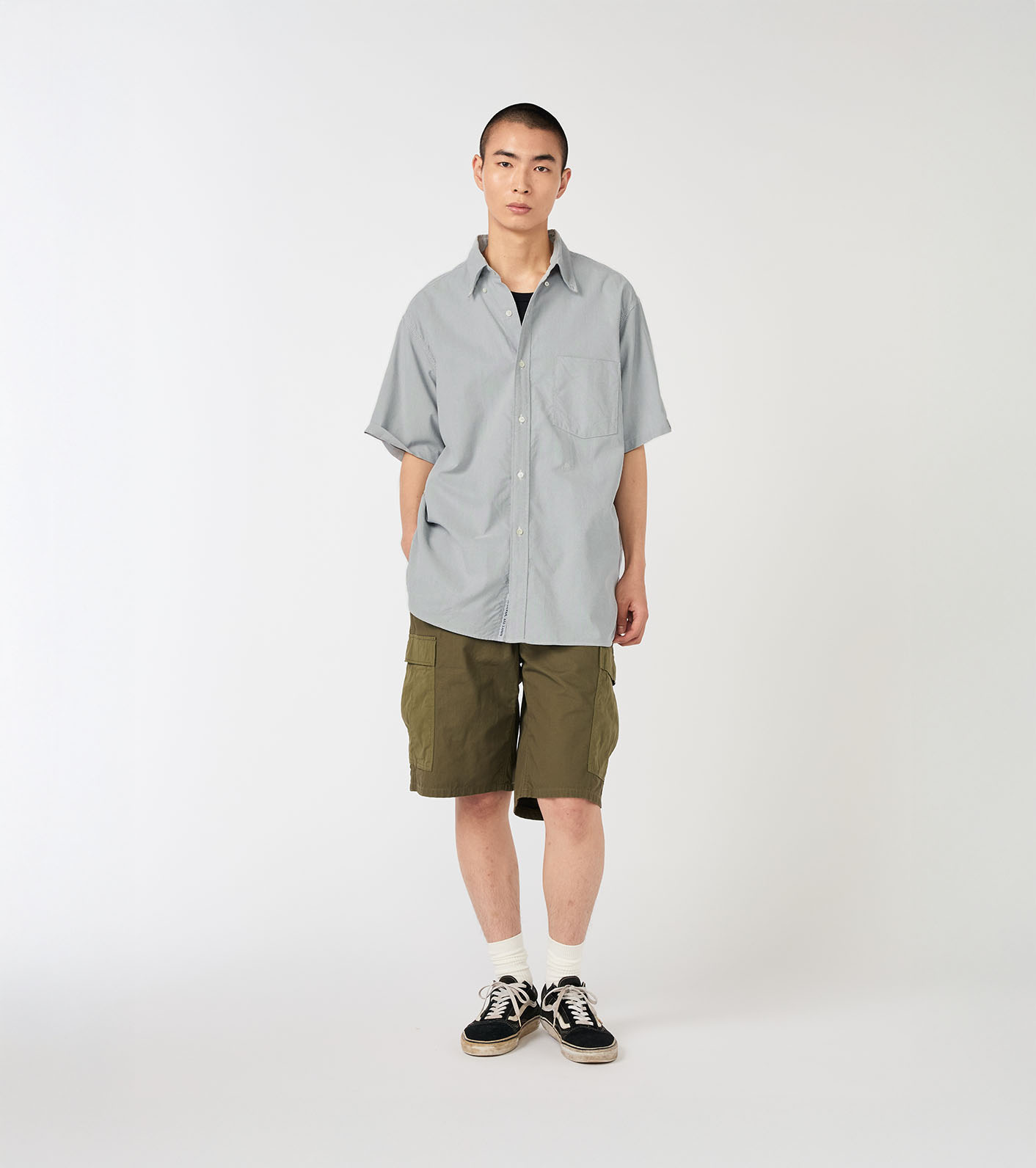 Button Down Wind S/S Shirt