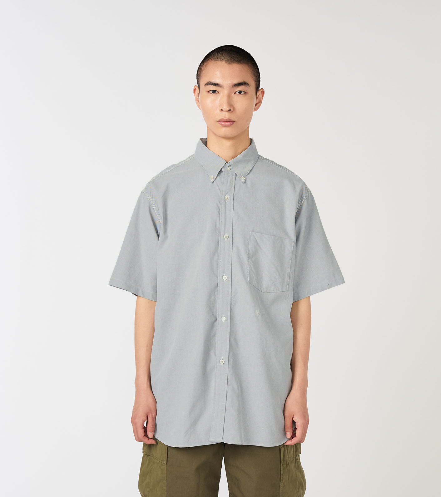 Button Down Wind S/S Shirt