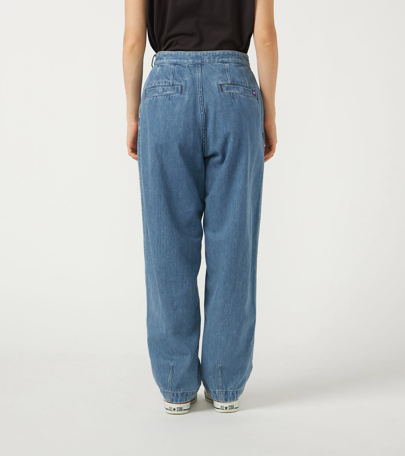 Denim Wide Tapered Field Pants
