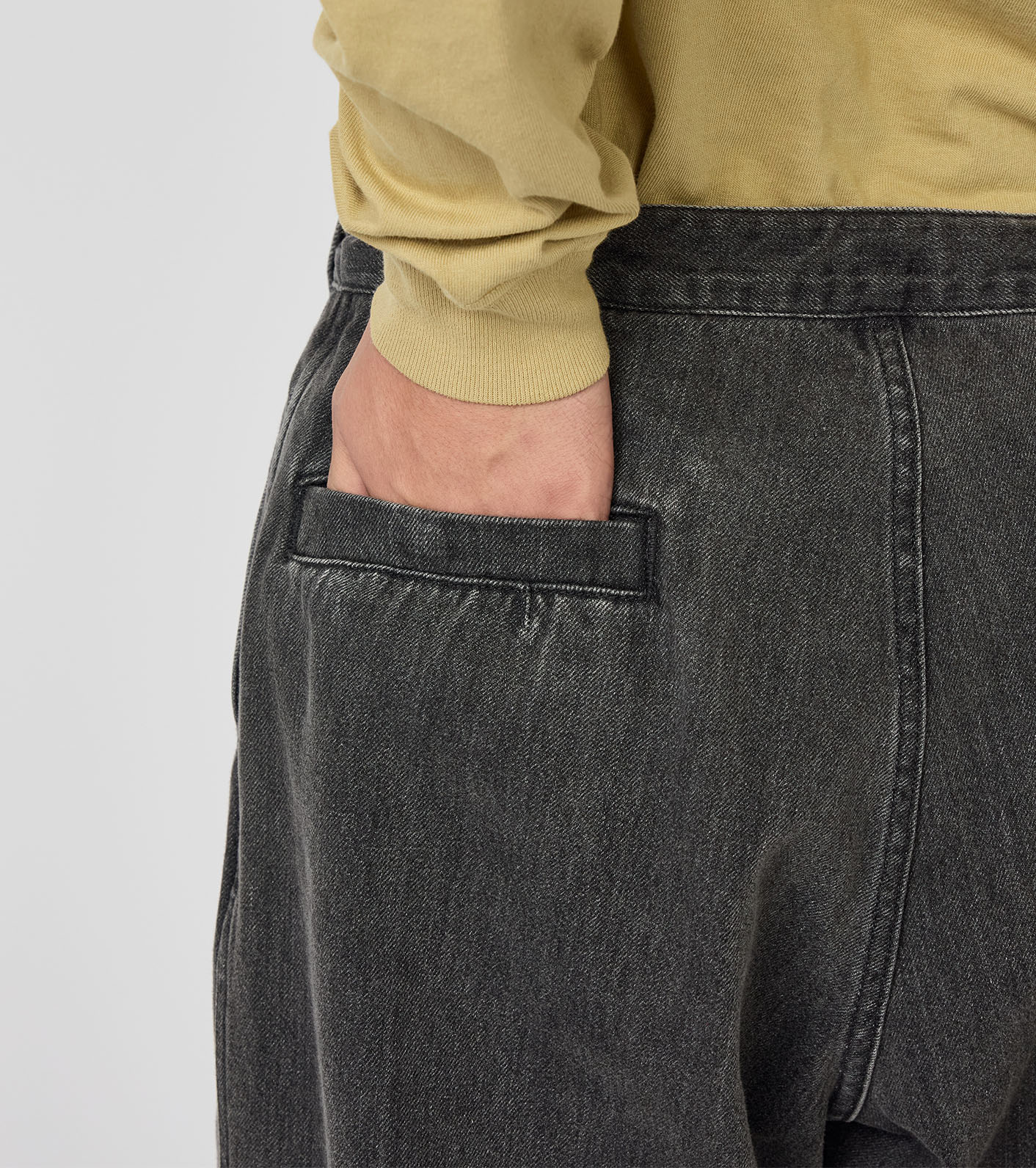 Denim Wide Tapered Field Pants