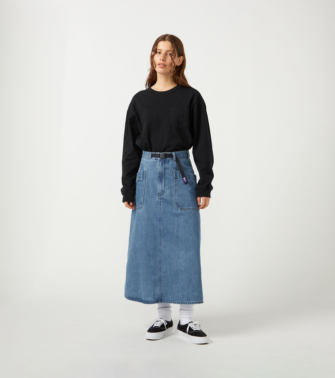 Denim Field Skirt