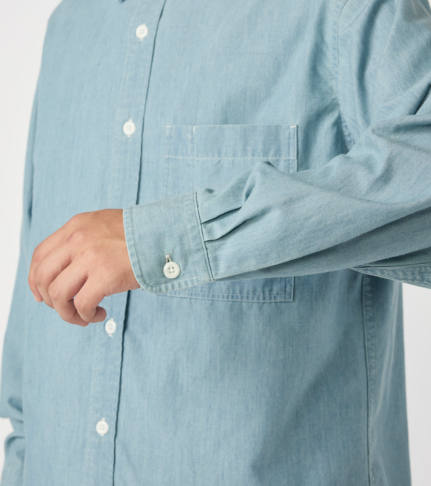 Regular Collar Chambray Field Shirt