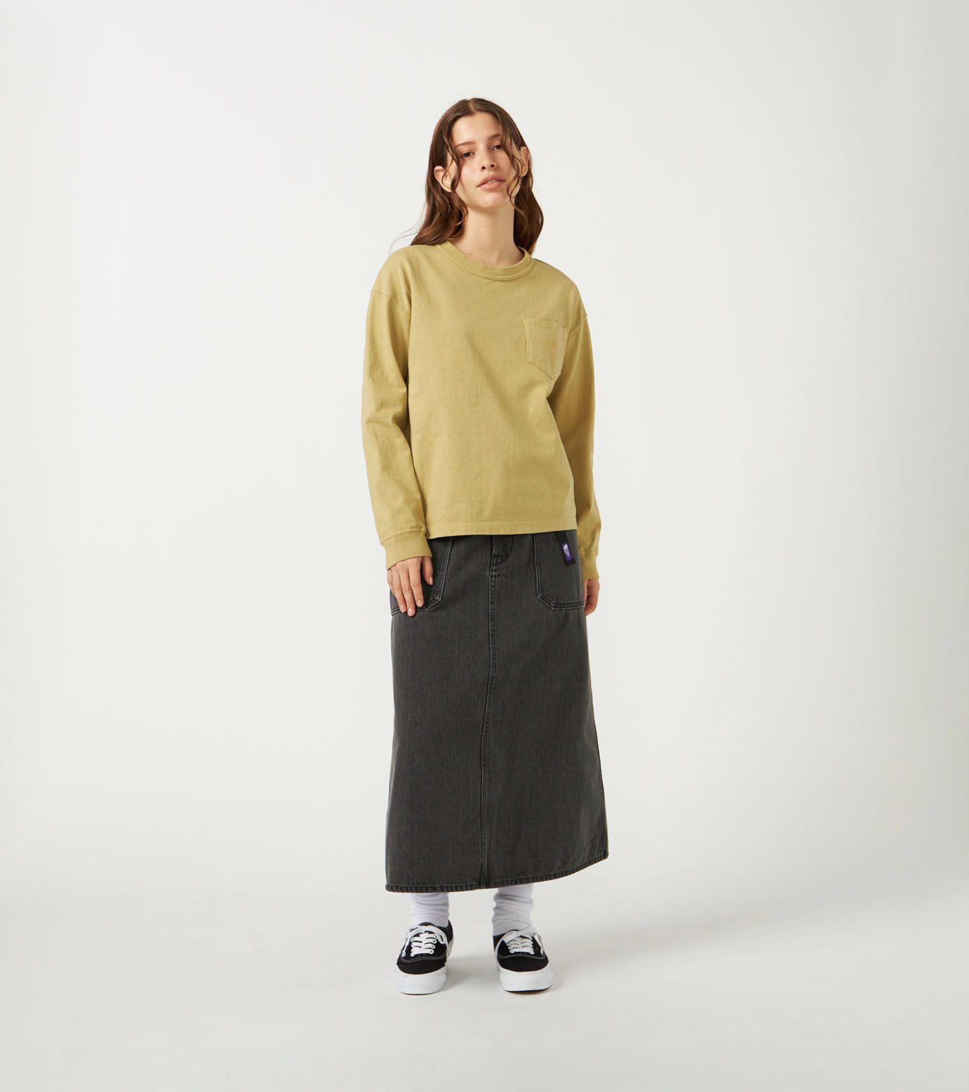 8oz Field Long Sleeve Pocket Tee