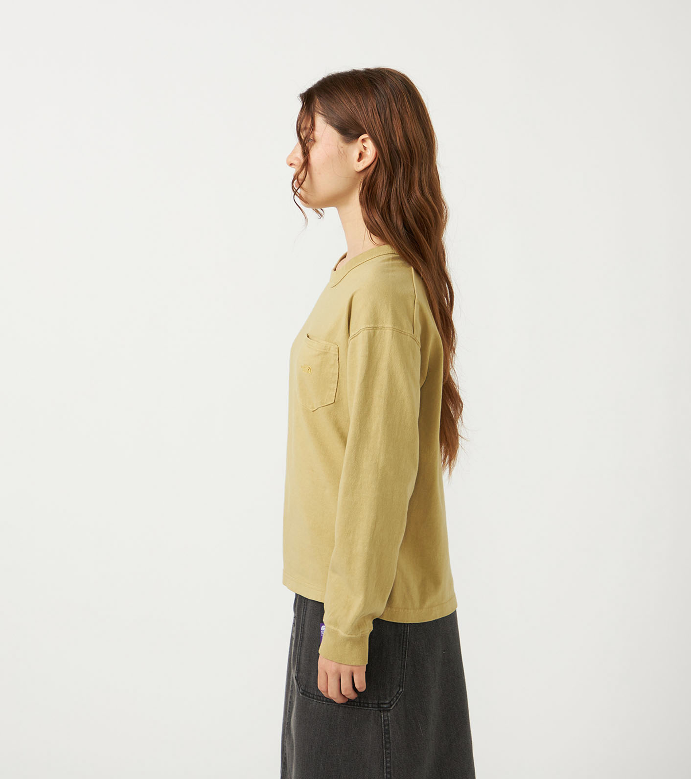 8oz Field Long Sleeve Pocket Tee