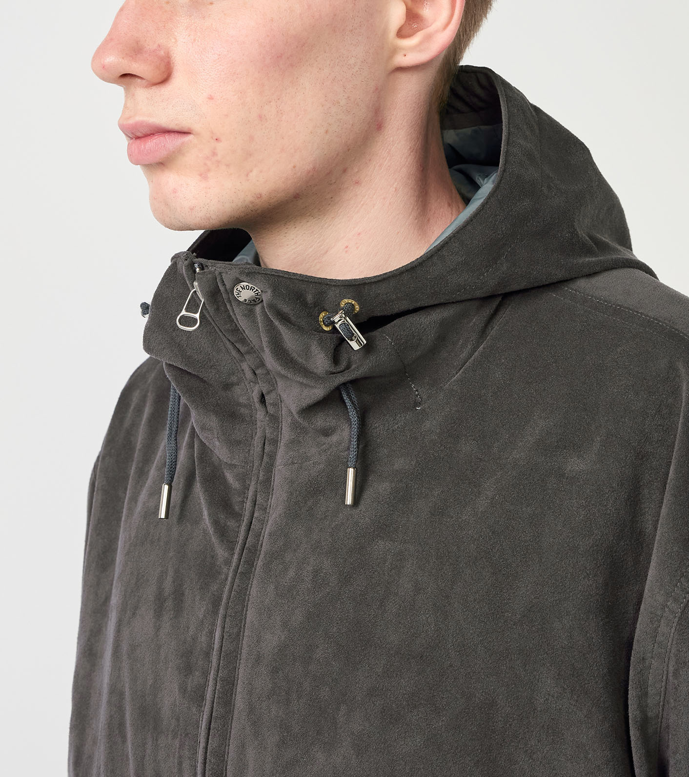 Synthetic Leather Mountain Wind Parka