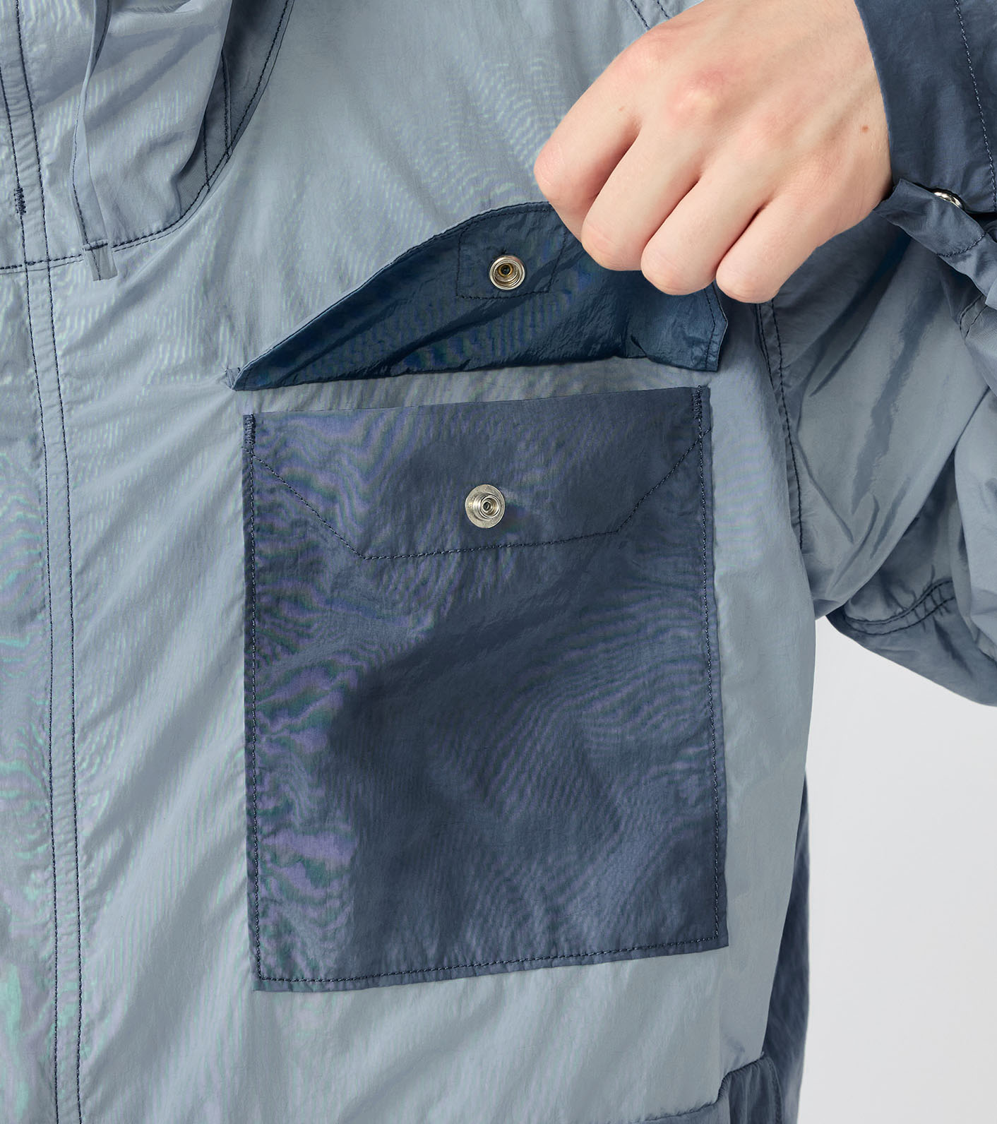 Uneven Dyed Field Mountain Parka