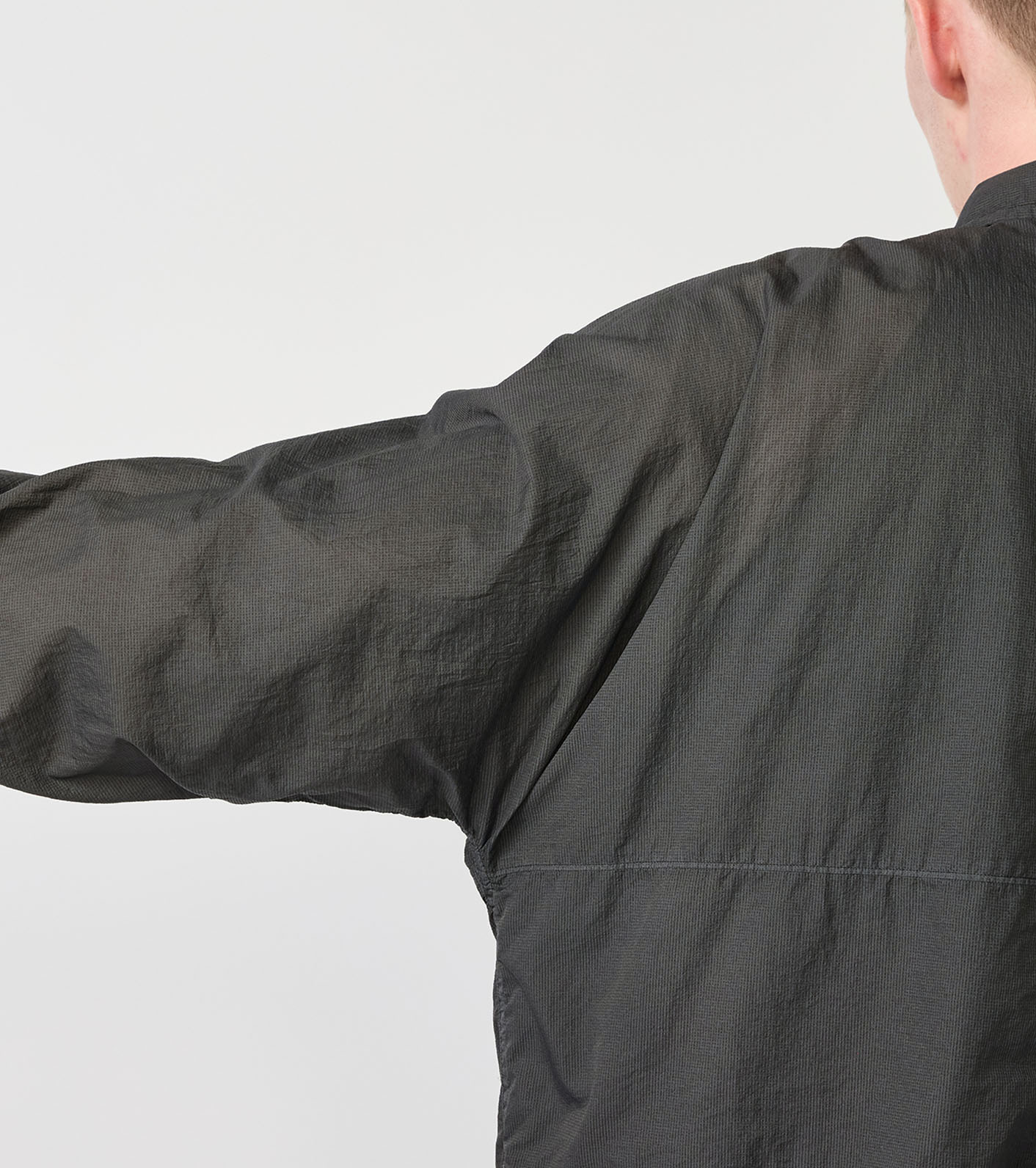 Garment Dyed Nylon Ripstop Field Shirt Jacket