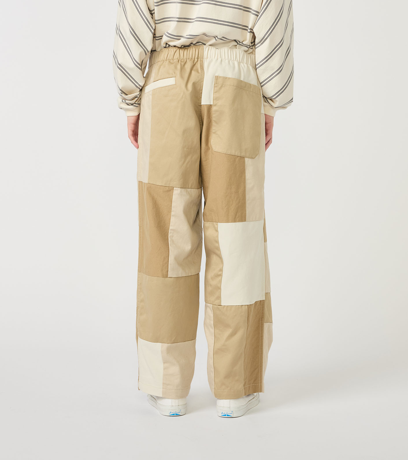 Cotton Twill Field Patchworked Pants