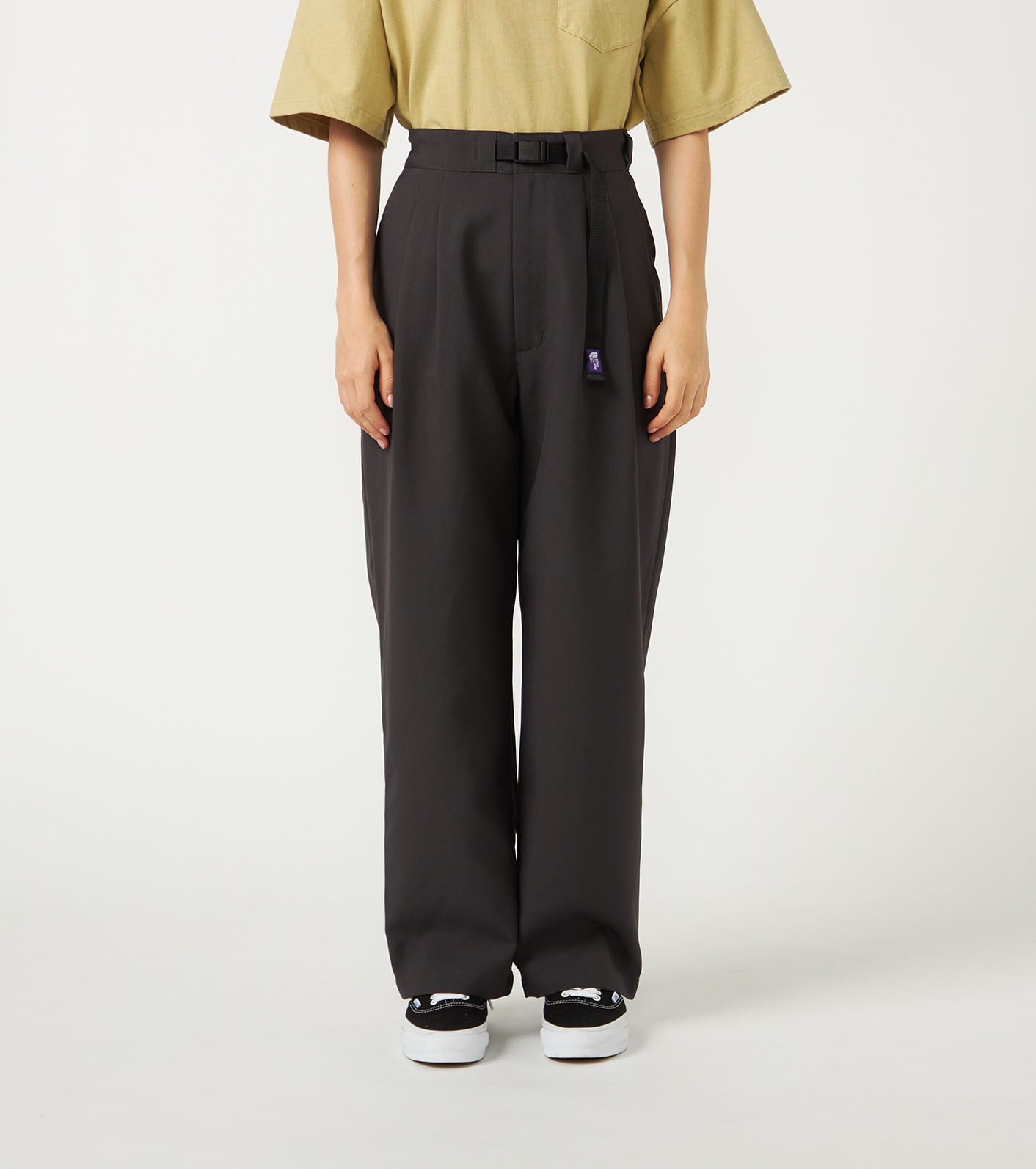 Polyester Tropical Field Tuck Pants