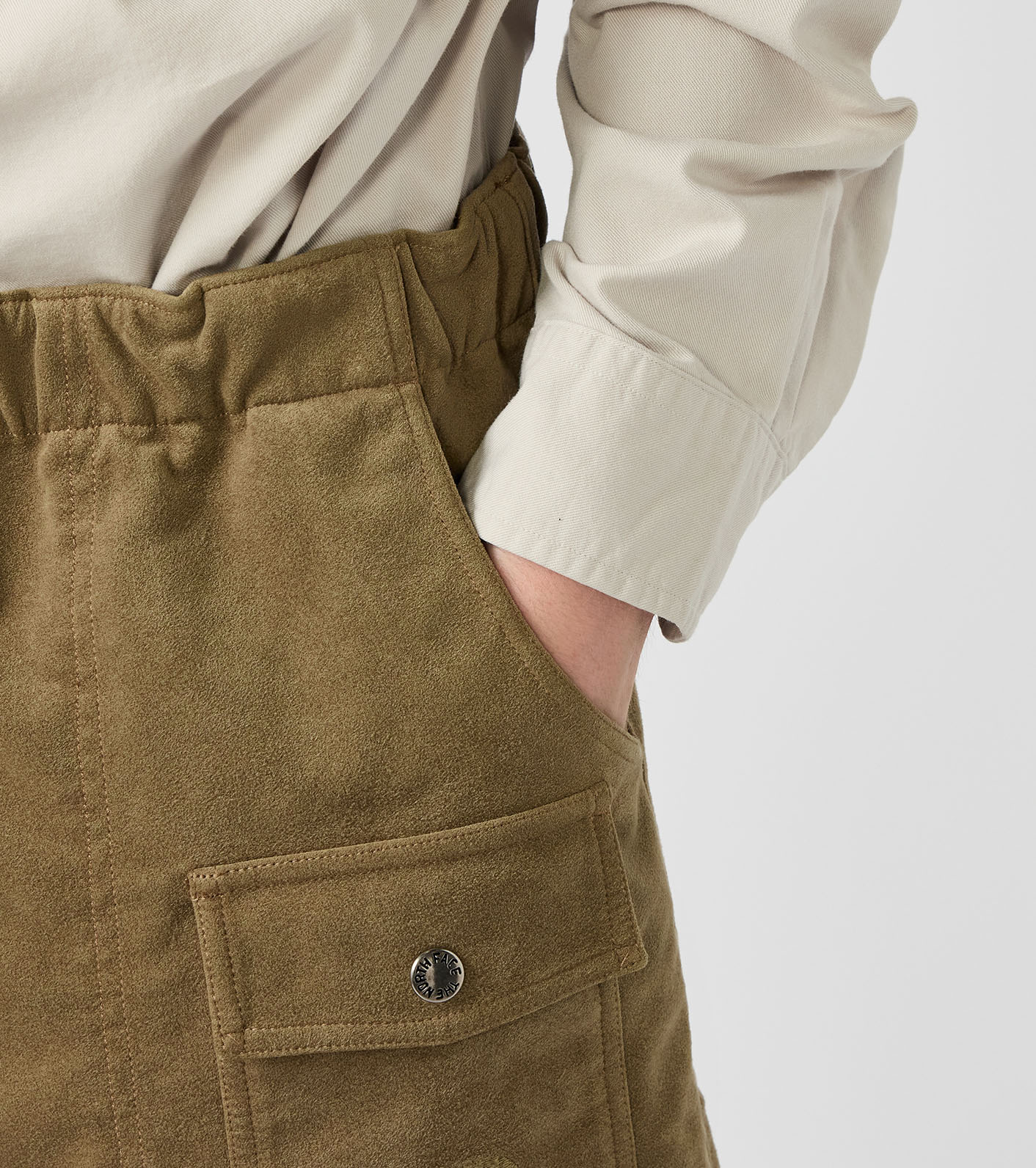 Synthetic Leather Field Shorts