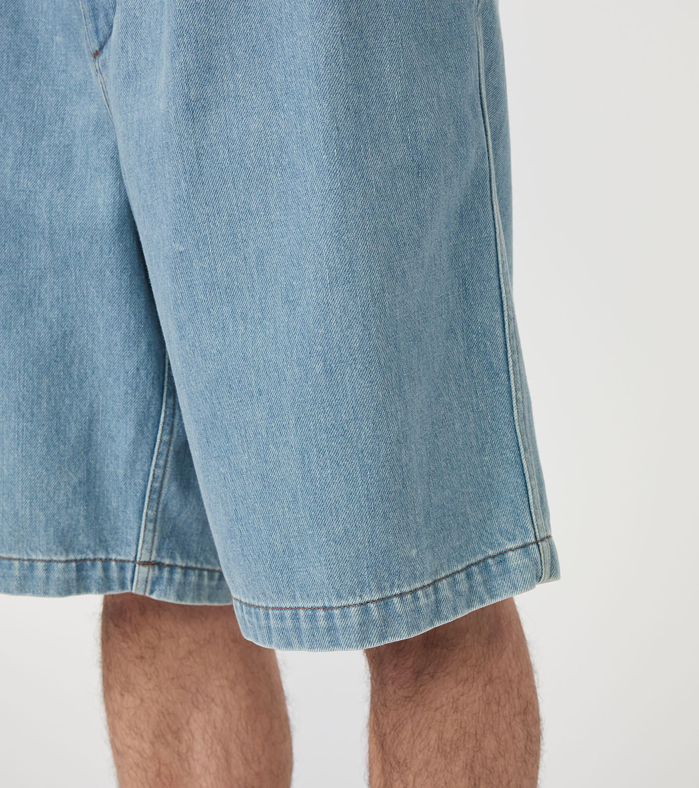 Denim Tuck Field Shorts
