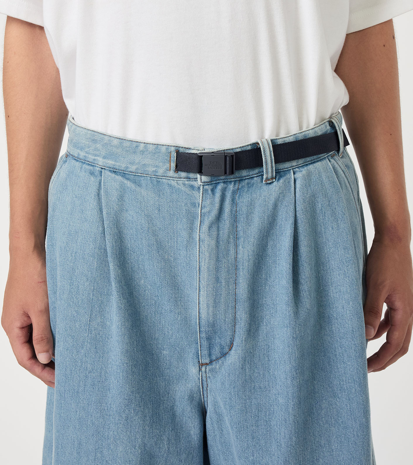 Denim Tuck Field Shorts