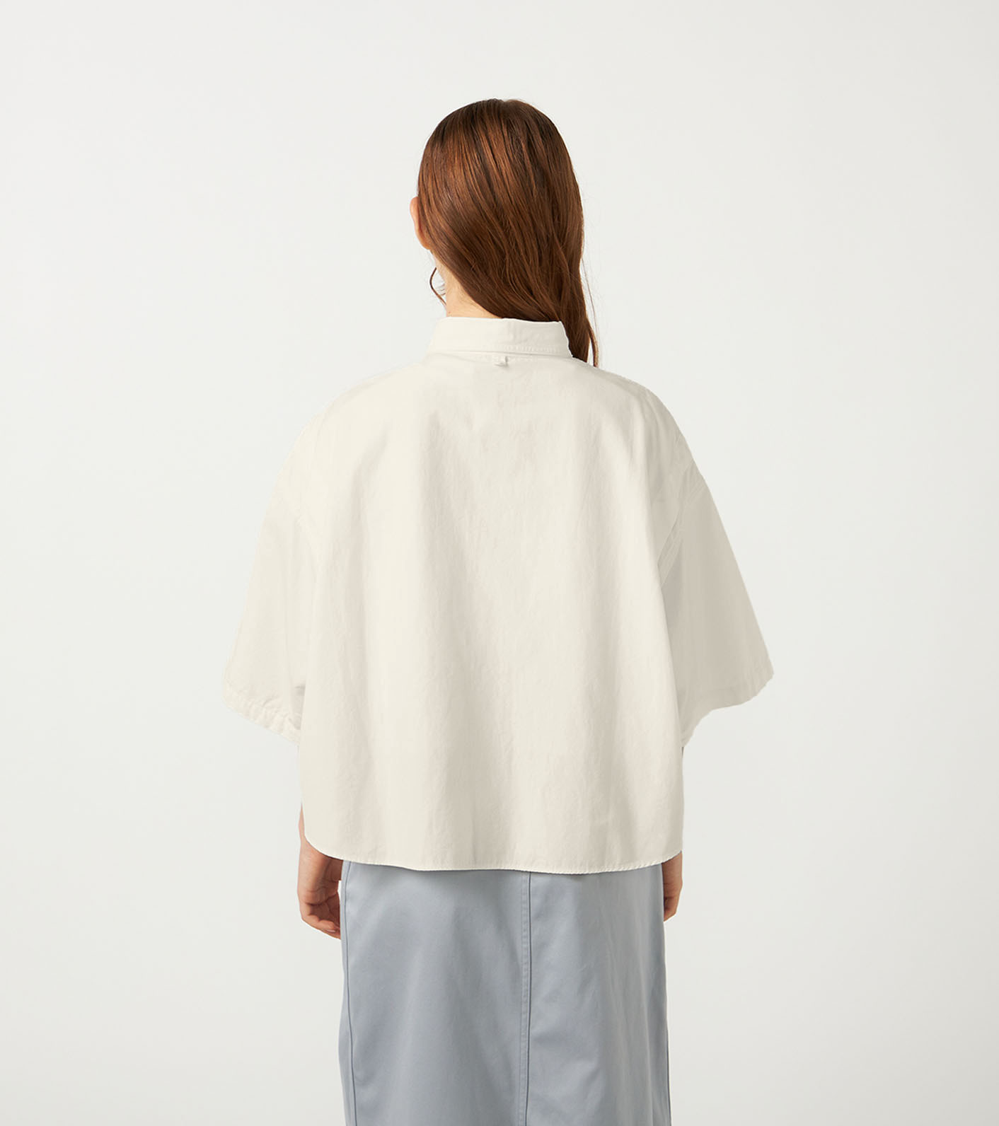 Button Down Field S/S Cropped Shirt