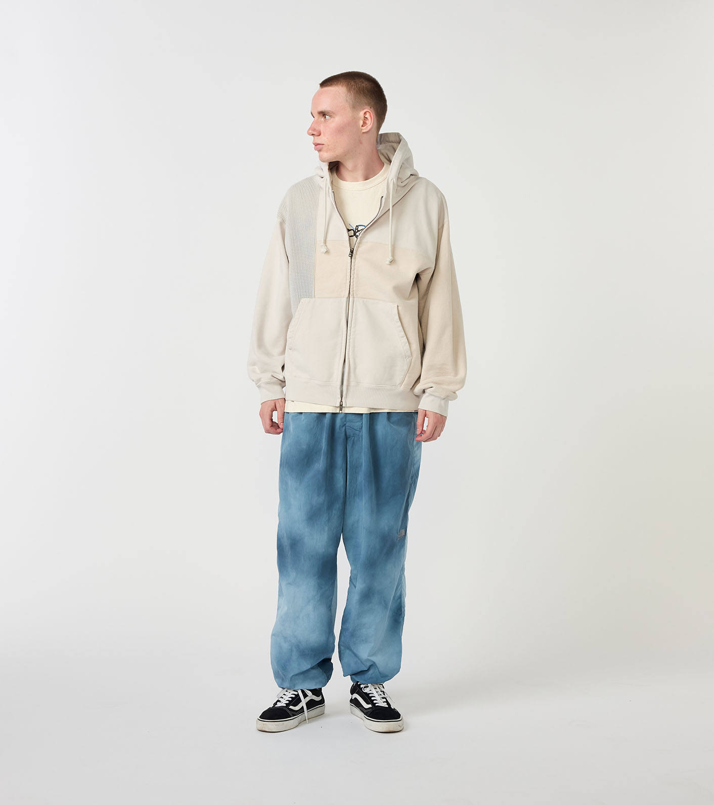 Field Patchworked Zip Up Parka