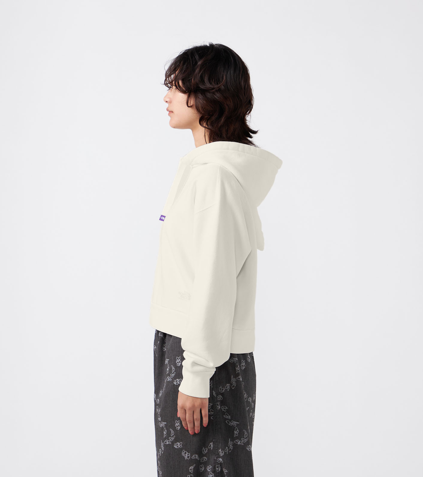 Garment Dyed Field Cropped Hoodie