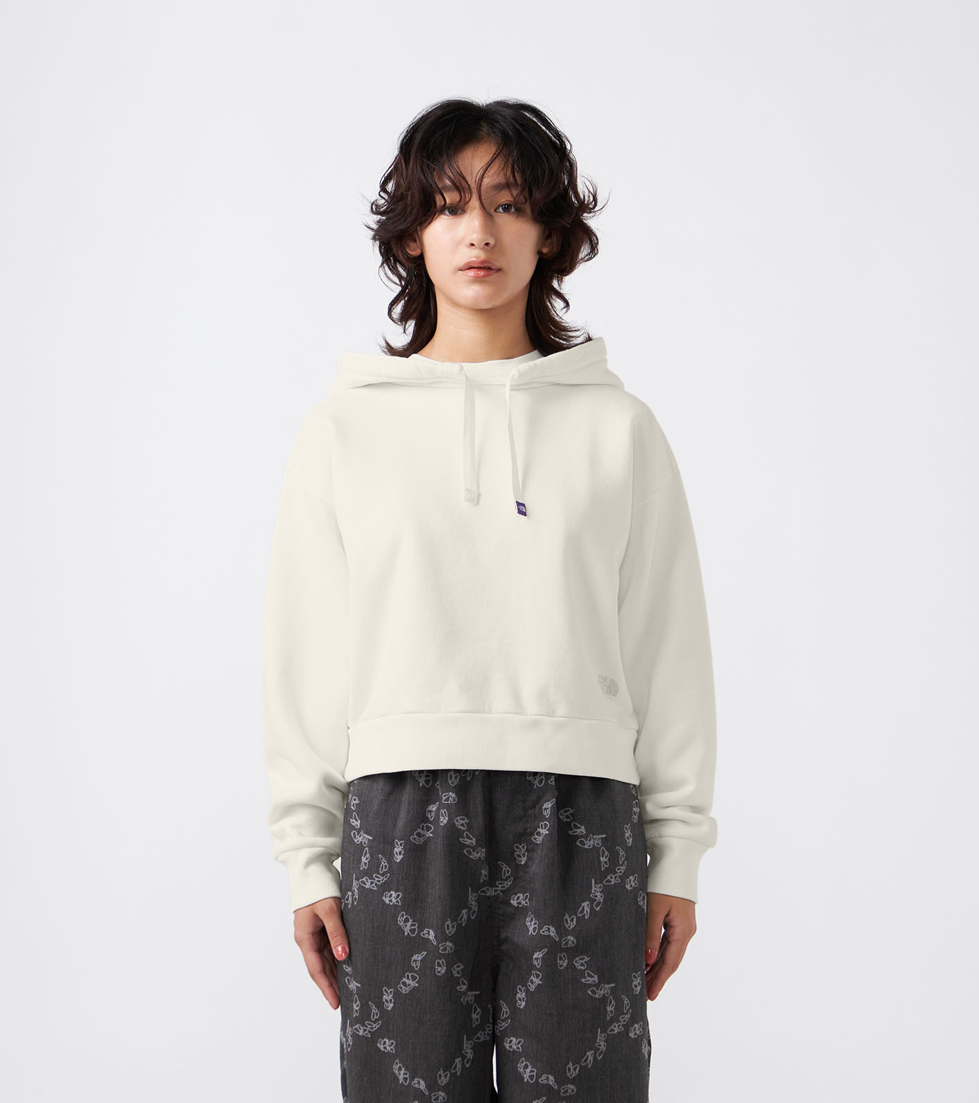 Garment Dyed Field Cropped Hoodie