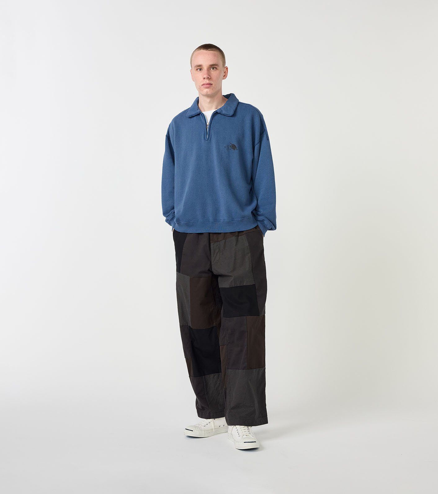 Garment Dyed Field Half Zip