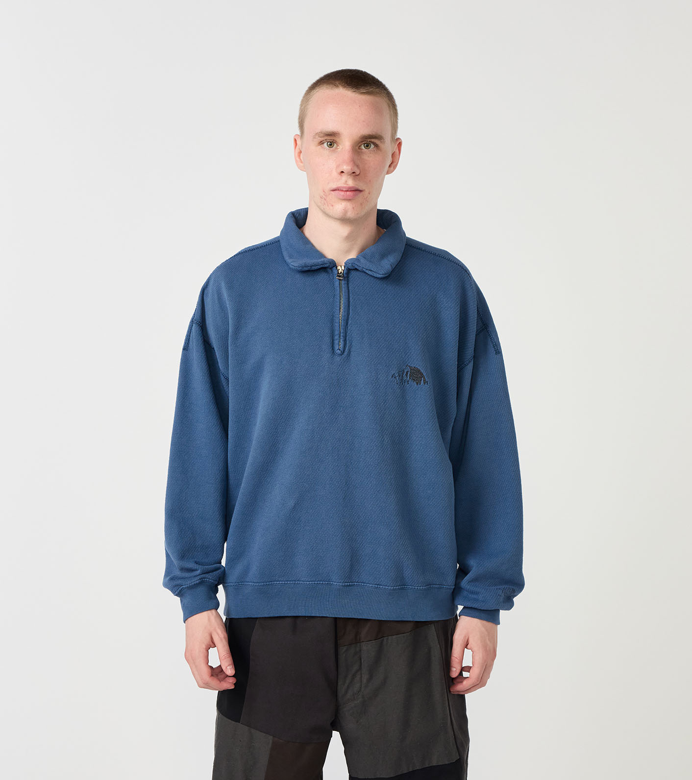 Garment Dyed Field Half Zip