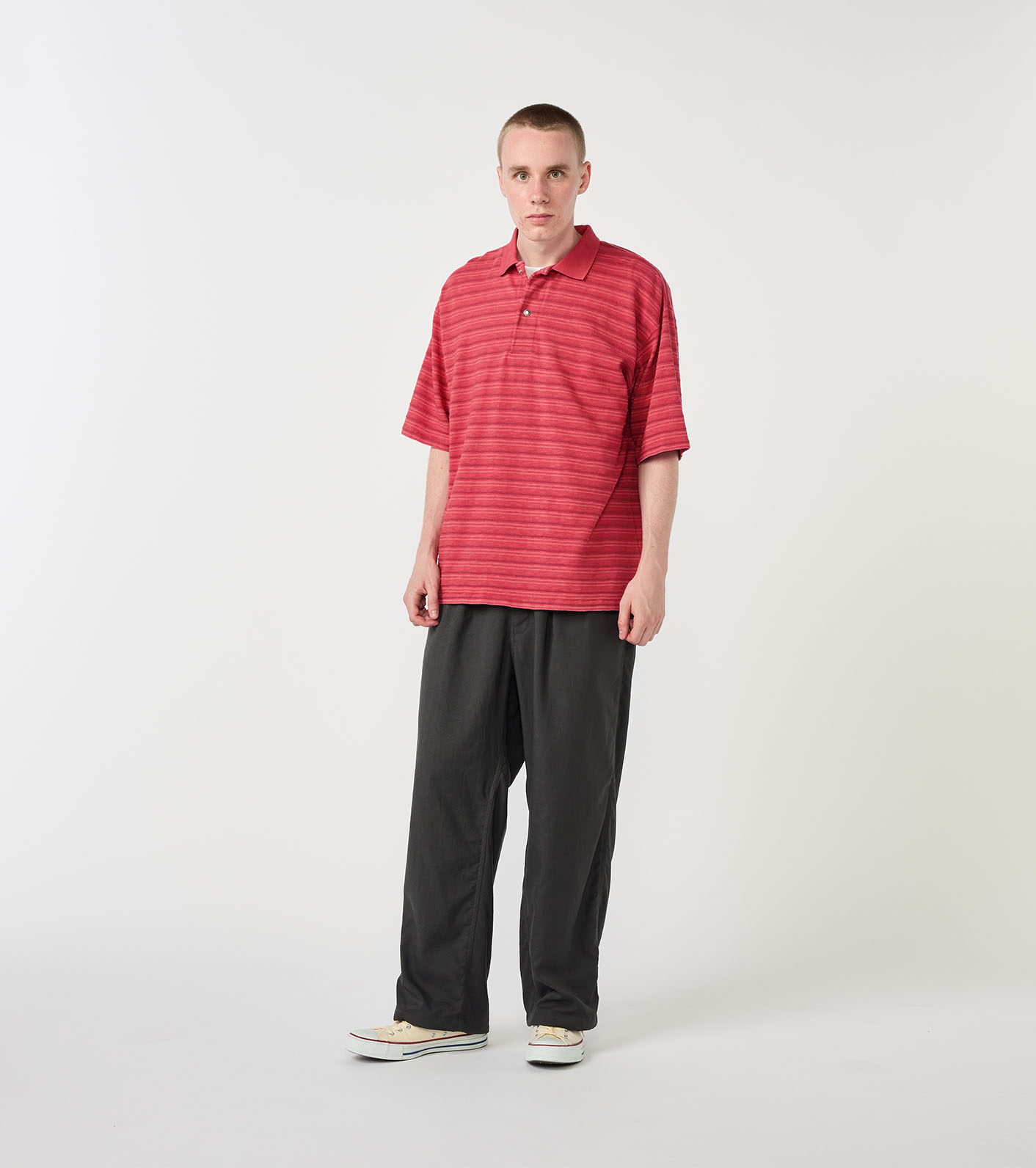 Garment Dyed Jacquard Field Polo